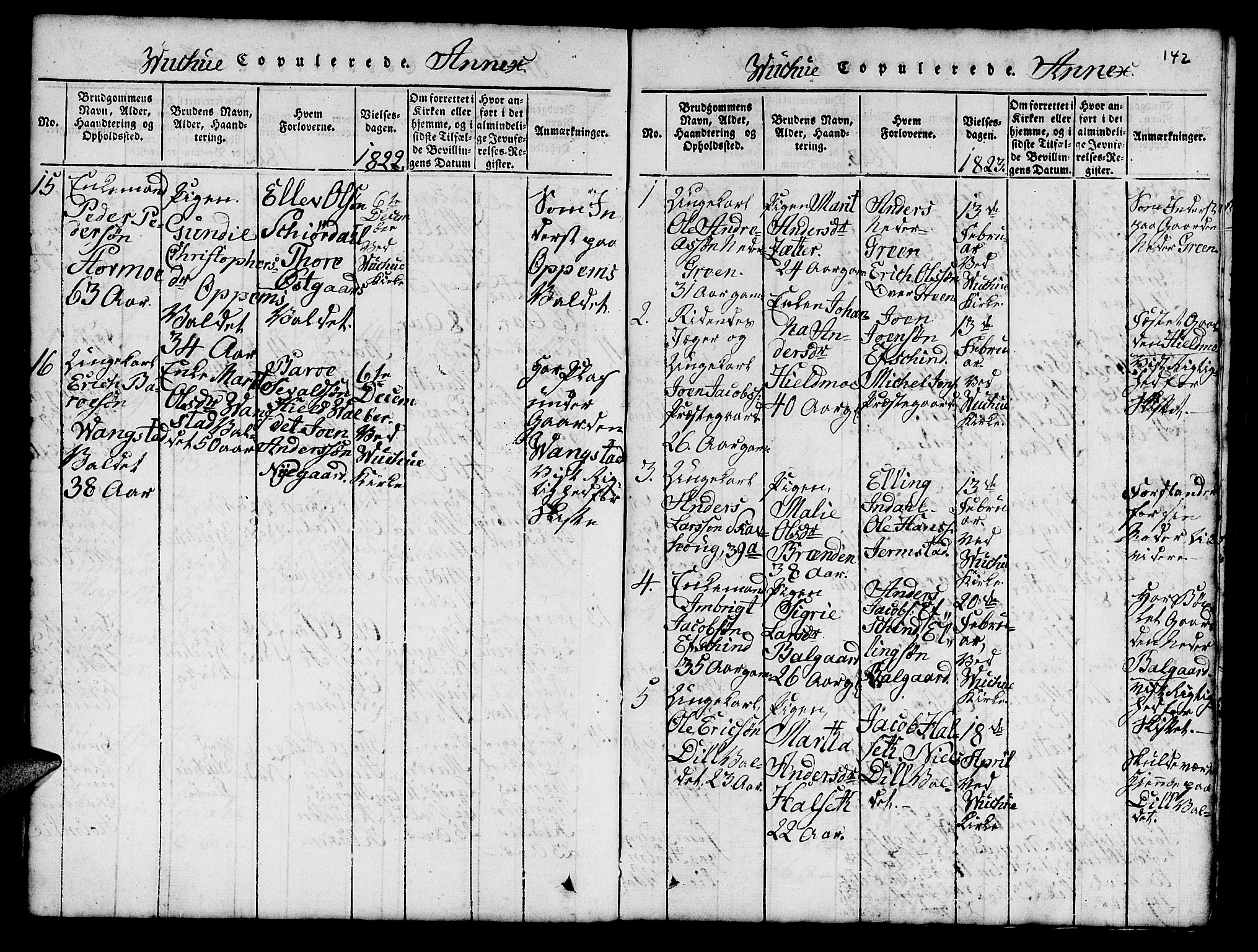 Ministerialprotokoller, klokkerbøker og fødselsregistre - Nord-Trøndelag, SAT/A-1458/724/L0265: Parish register (copy) no. 724C01, 1816-1845, p. 142