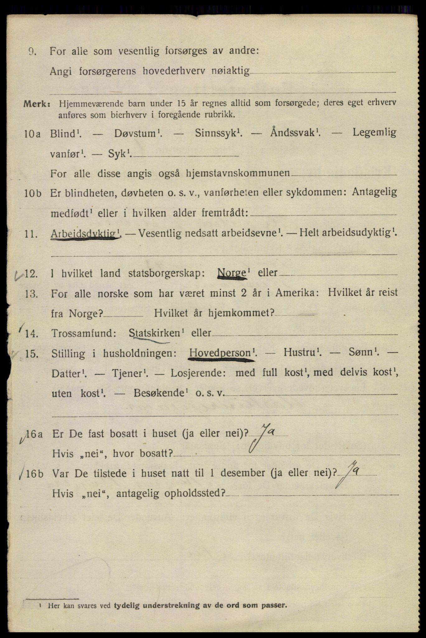 SAO, 1920 census for Kristiania, 1920, p. 278384