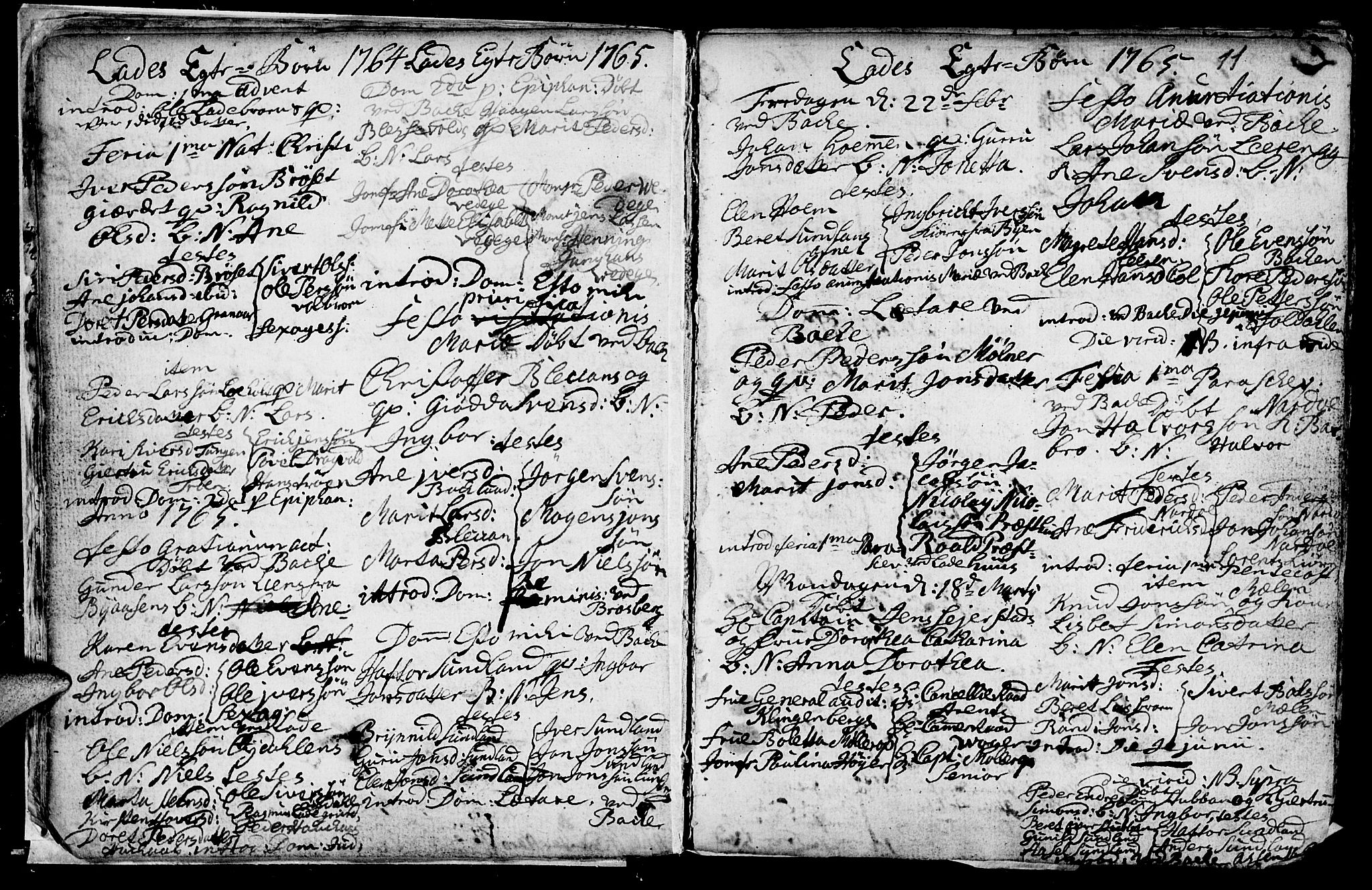 Ministerialprotokoller, klokkerbøker og fødselsregistre - Sør-Trøndelag, SAT/A-1456/606/L0305: Parish register (copy) no. 606C01, 1757-1819, p. 11