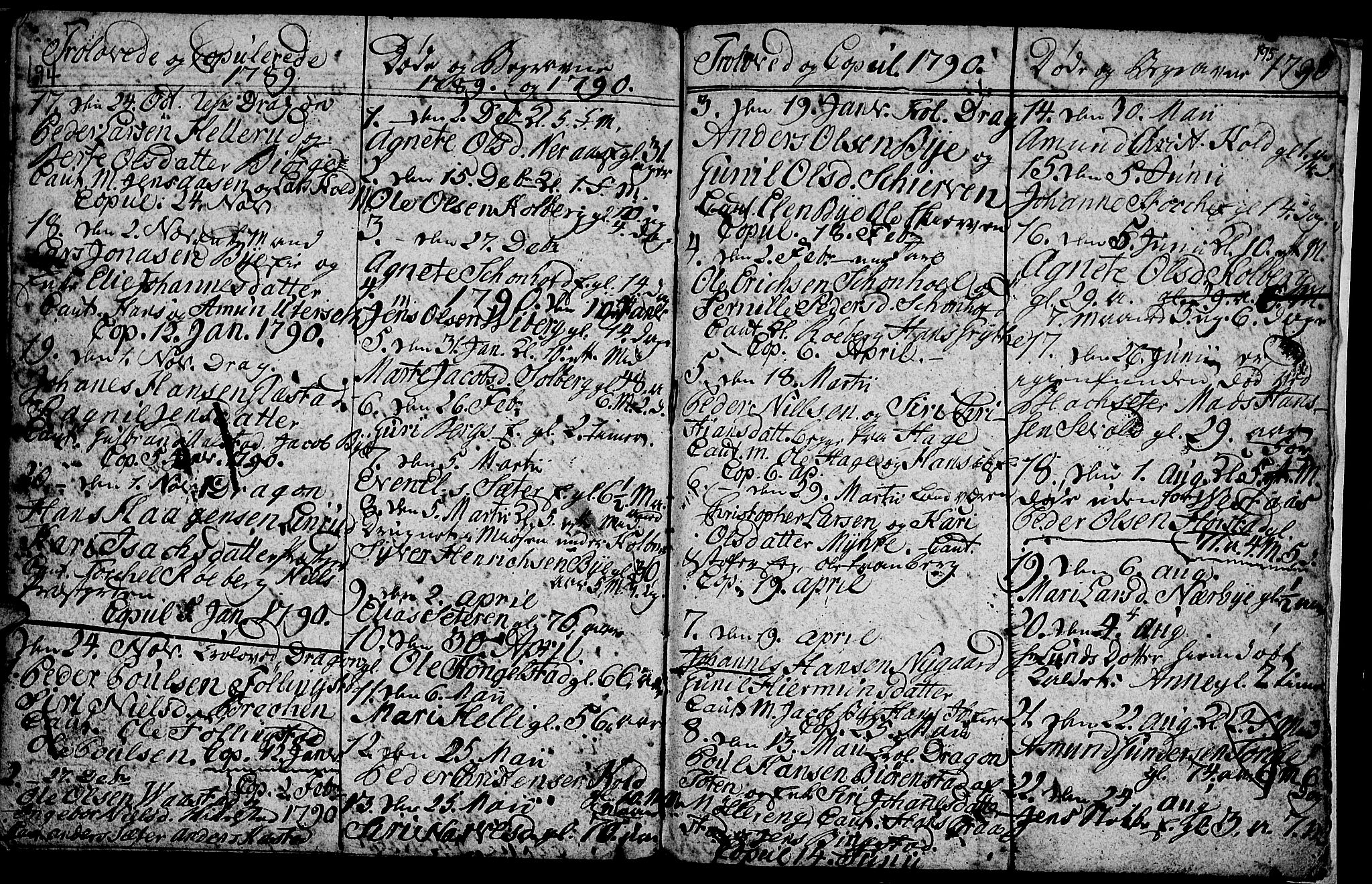 Vardal prestekontor, AV/SAH-PREST-100/H/Ha/Hab/L0001: Parish register (copy) no. 1, 1771-1790, p. 194-195