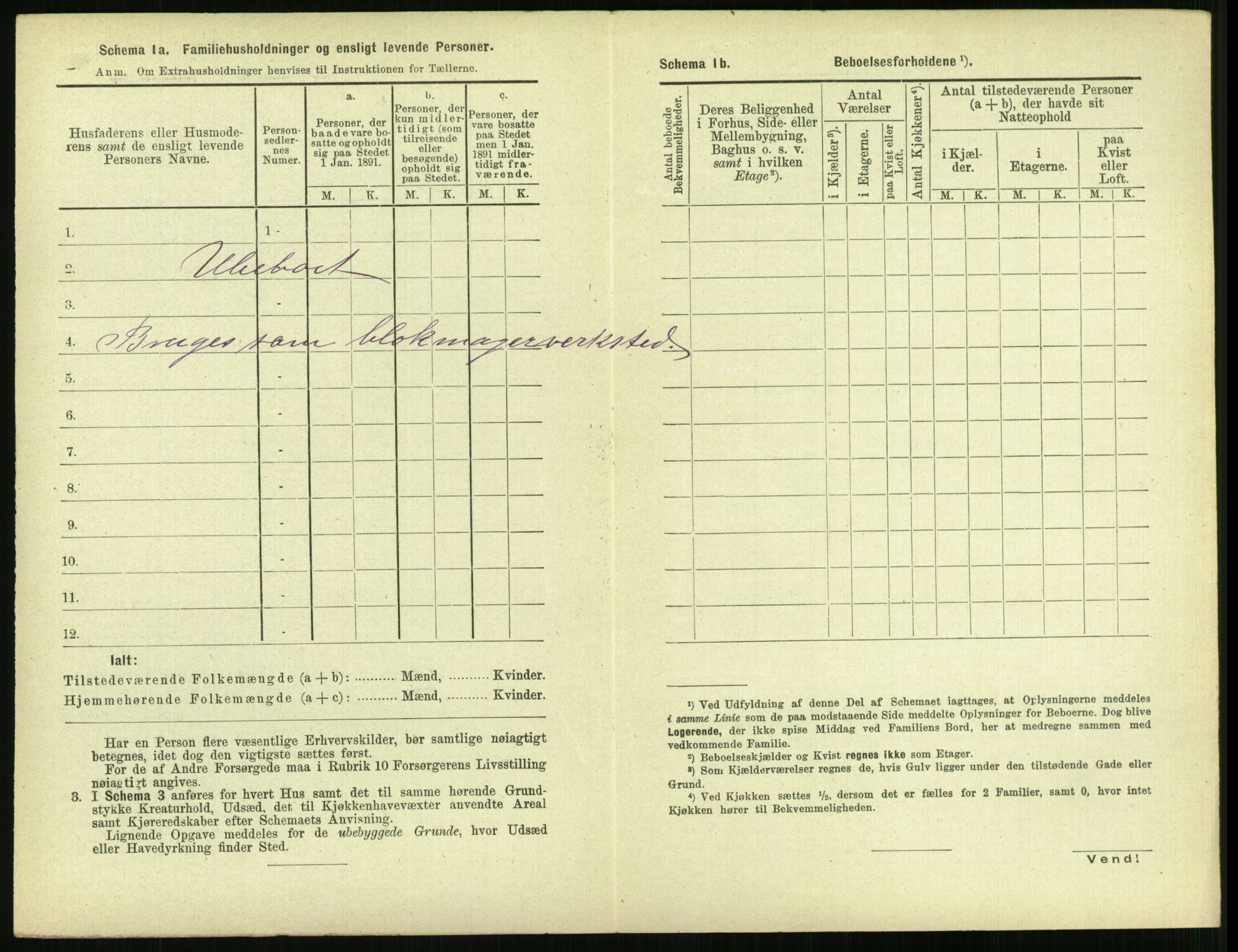 RA, 1891 census for 1103 Stavanger, 1891, p. 2346