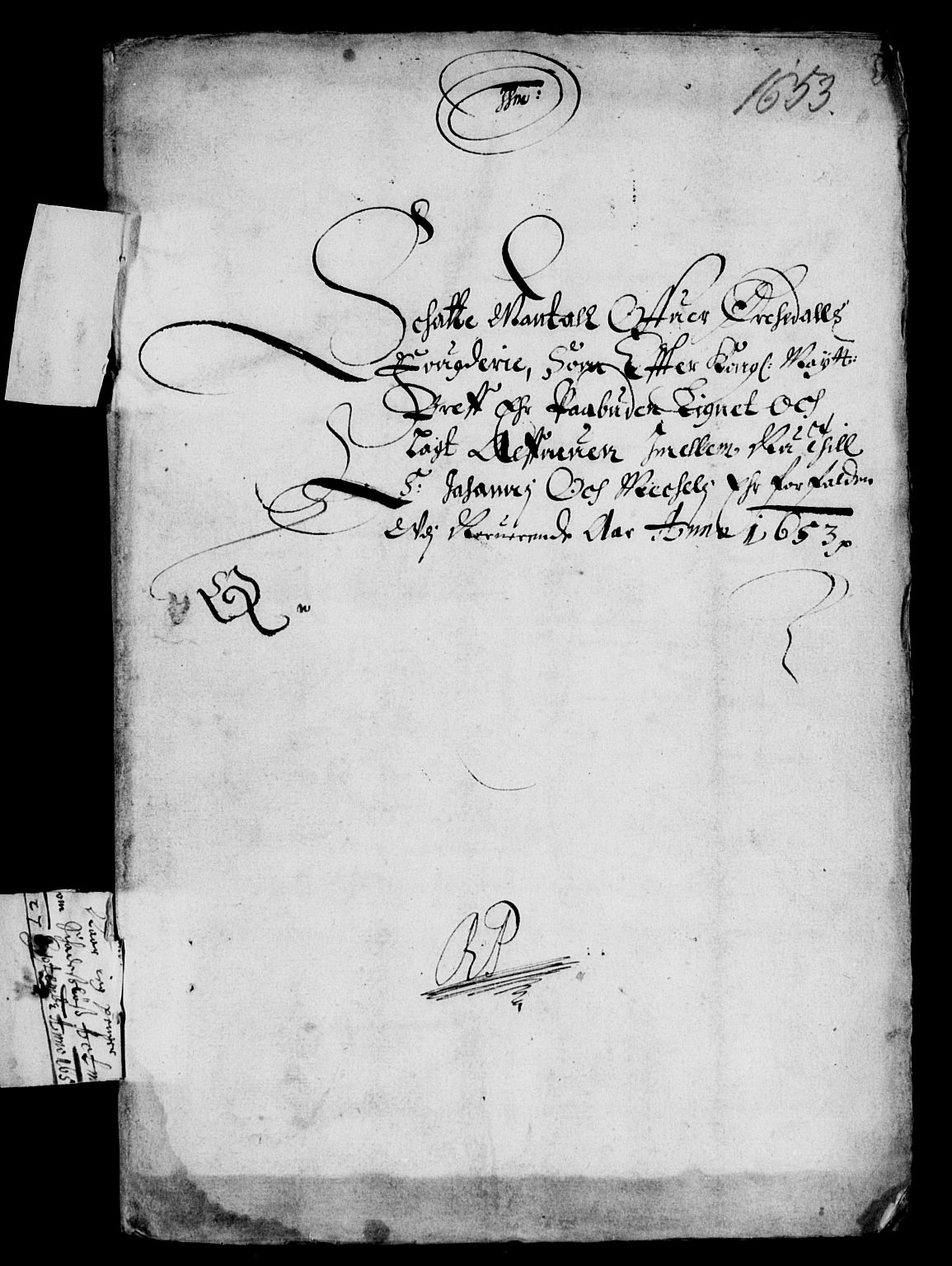 Rentekammeret inntil 1814, Reviderte regnskaper, Lensregnskaper, AV/RA-EA-5023/R/Rb/Rbw/L0113: Trondheim len, 1653-1654