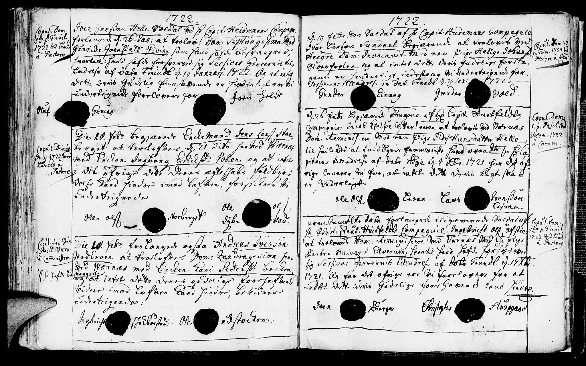 Ministerialprotokoller, klokkerbøker og fødselsregistre - Nord-Trøndelag, AV/SAT-A-1458/709/L0053: Parish register (official) no. 709A01, 1714-1729