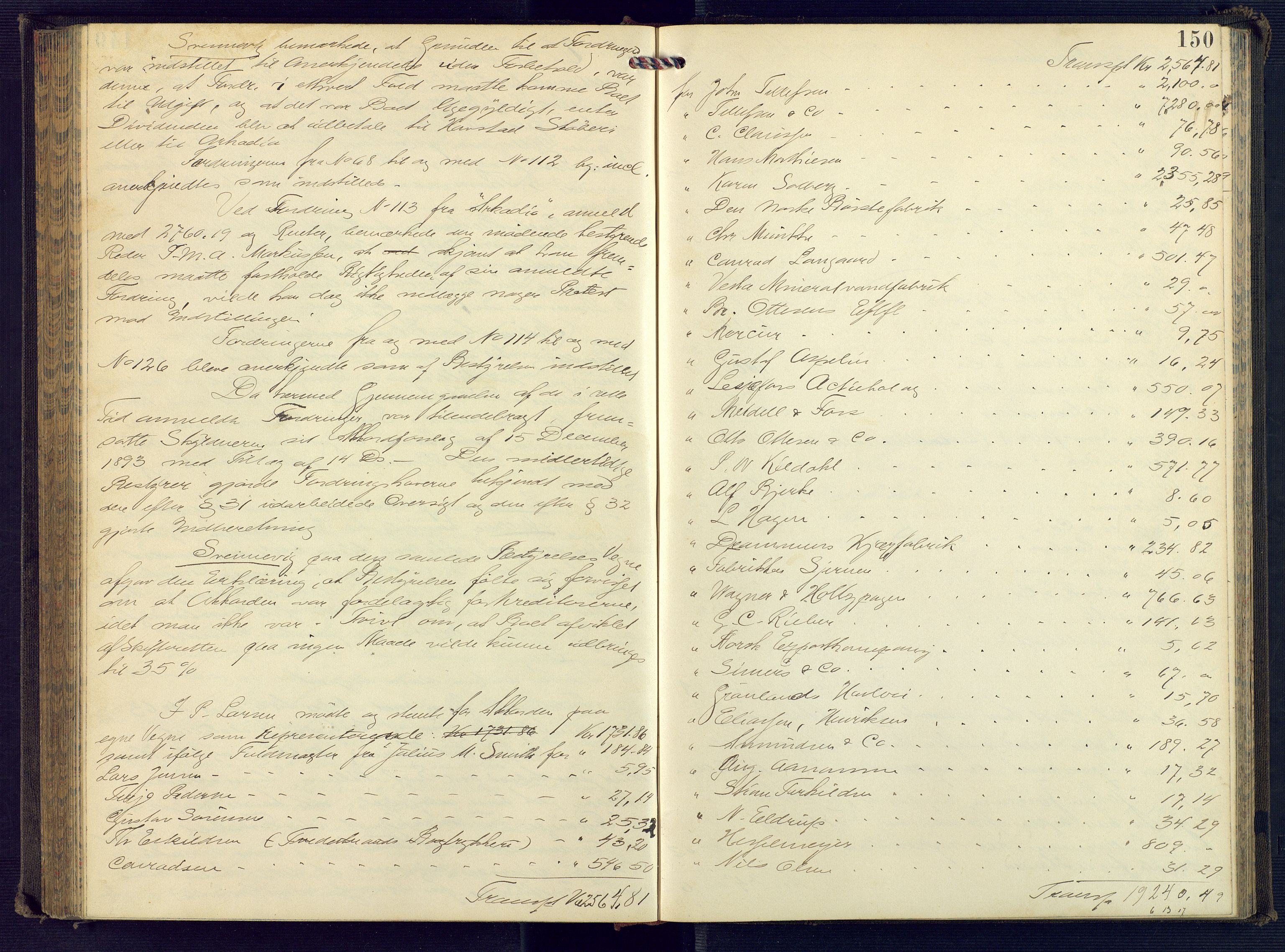 Holt sorenskriveri, AV/SAK-1221-0002/H/Hc/L0018: Skiftebehandlingsprotokoll nr. 9, 1890-1897, p. 149b-150a