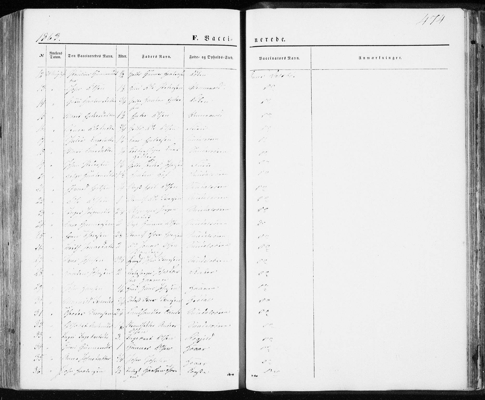 Ministerialprotokoller, klokkerbøker og fødselsregistre - Møre og Romsdal, AV/SAT-A-1454/590/L1013: Parish register (official) no. 590A05, 1847-1877, p. 474