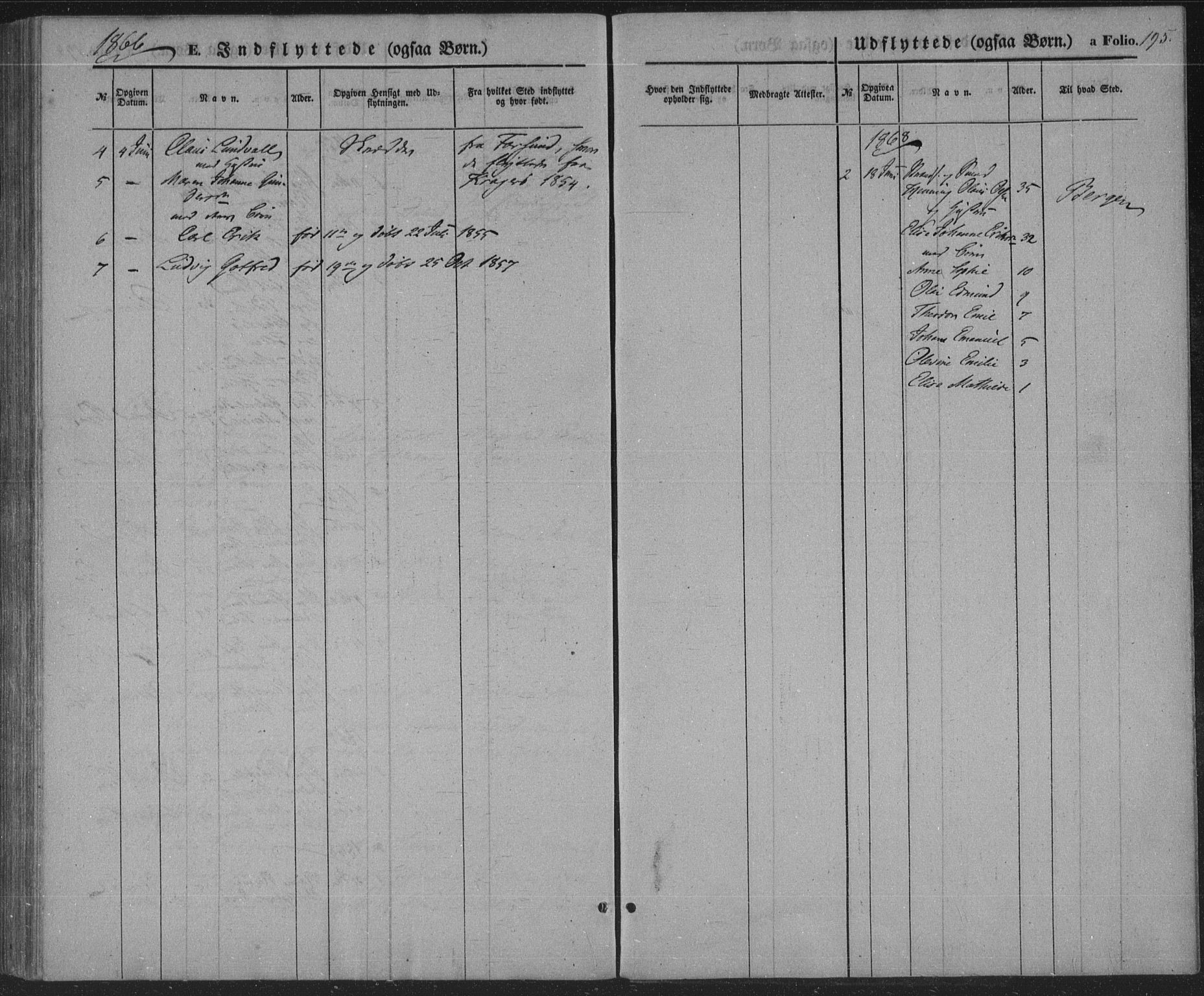 Sør-Audnedal sokneprestkontor, SAK/1111-0039/F/Fa/Faa/L0002: Parish register (official) no. A 2, 1848-1867, p. 195