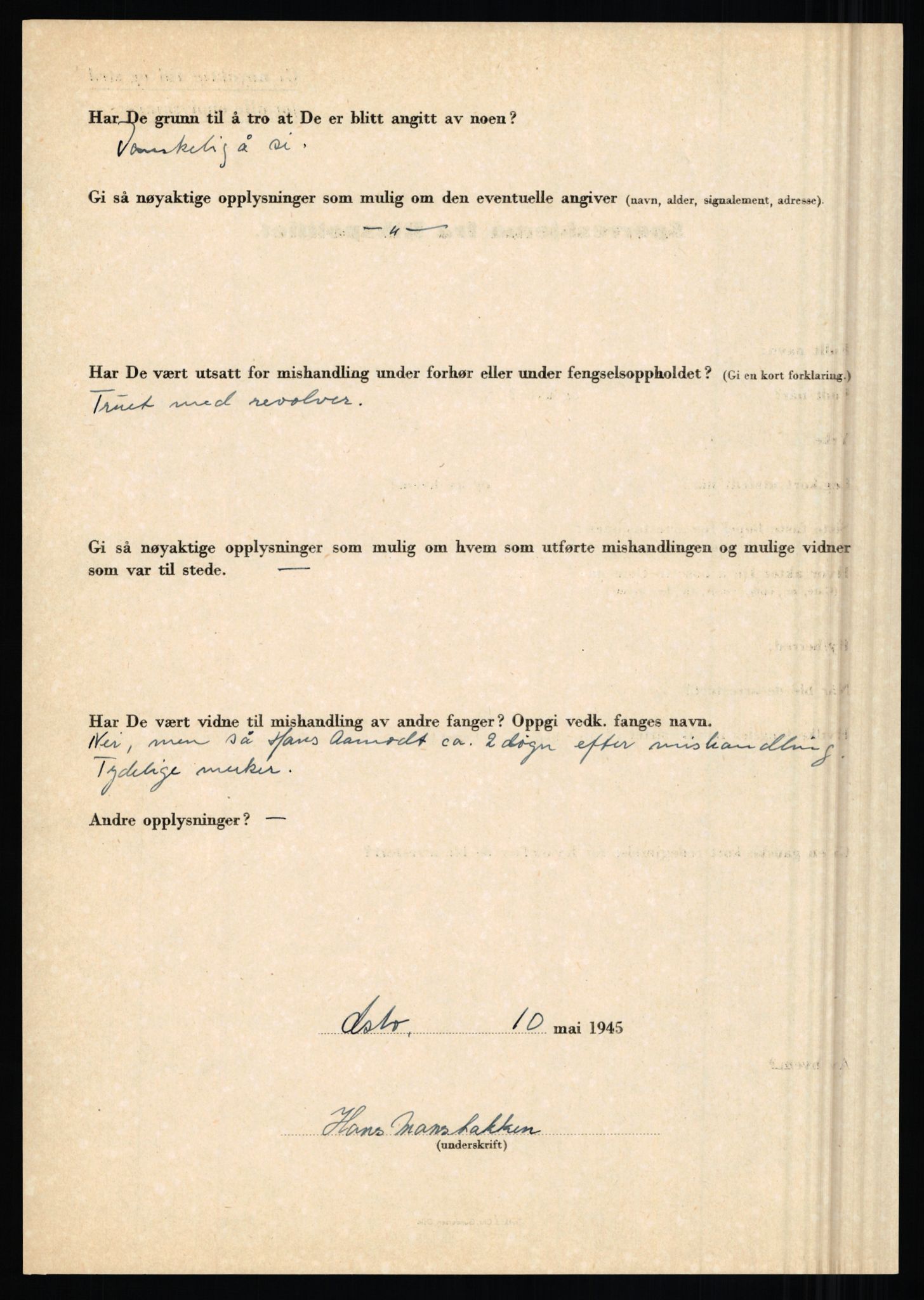 Rikspolitisjefen, AV/RA-S-1560/L/L0012: Mogensen, Øivind - Noraas, Lars, 1940-1945, p. 56