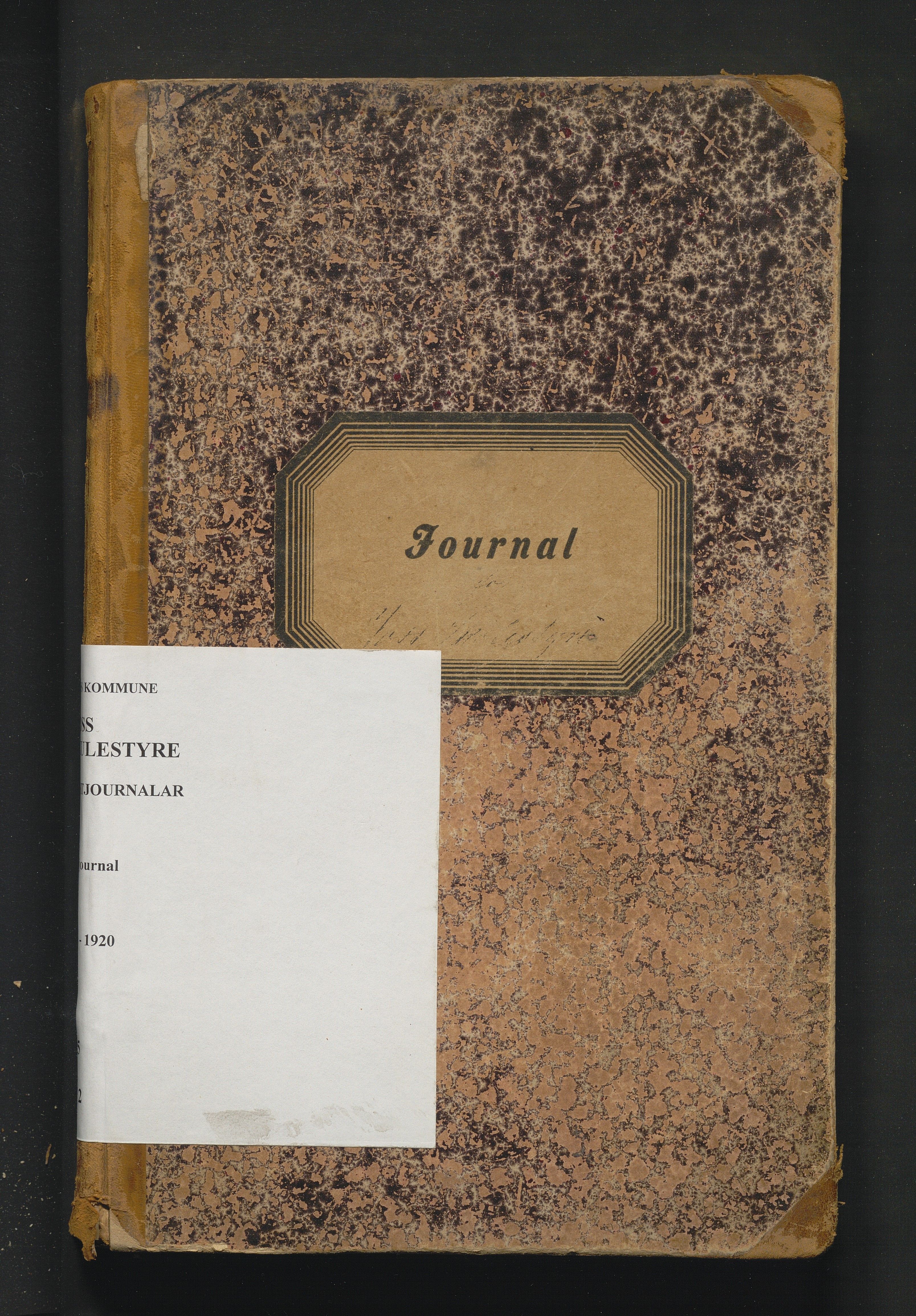 Voss kommune. Skulestyret, IKAH/1235-211/C/Ca/L0002: Postjournal for Voss skulestyre, 1906-1920