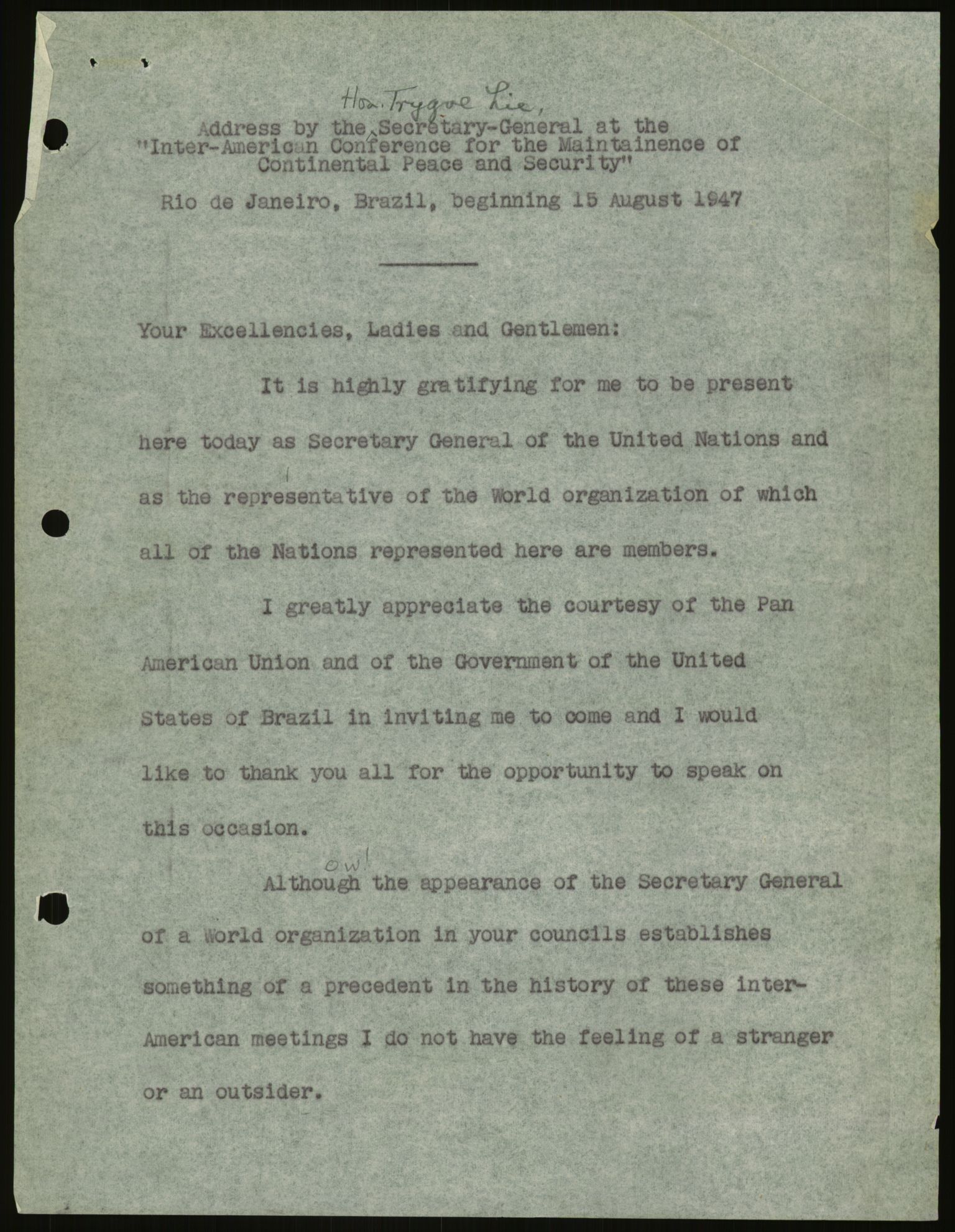 Lie, Trygve, AV/RA-PA-1407/D/L0015: Generalsekretærens papirer., 1947-1952, p. 688