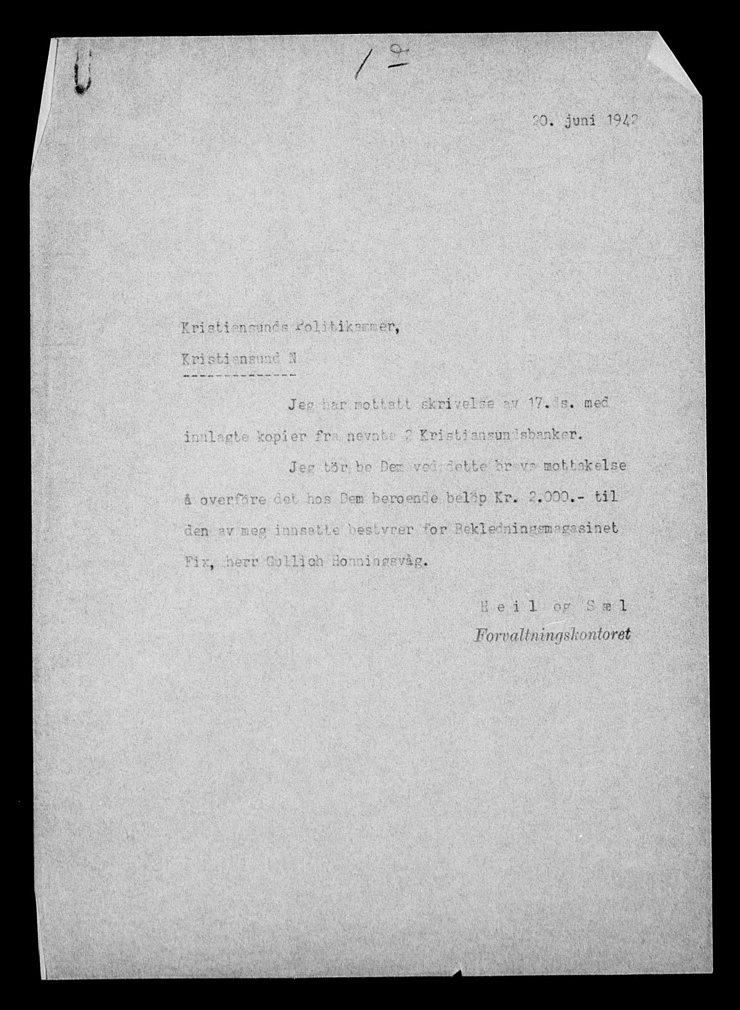 Justisdepartementet, Tilbakeføringskontoret for inndratte formuer, AV/RA-S-1564/H/Hc/Hcb/L0913: --, 1945-1947, p. 244