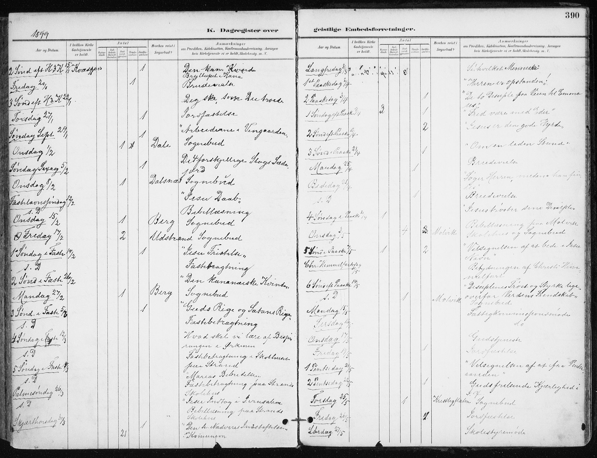 Kvæfjord sokneprestkontor, SATØ/S-1323/G/Ga/Gaa/L0006kirke: Parish register (official) no. 6, 1895-1914, p. 390