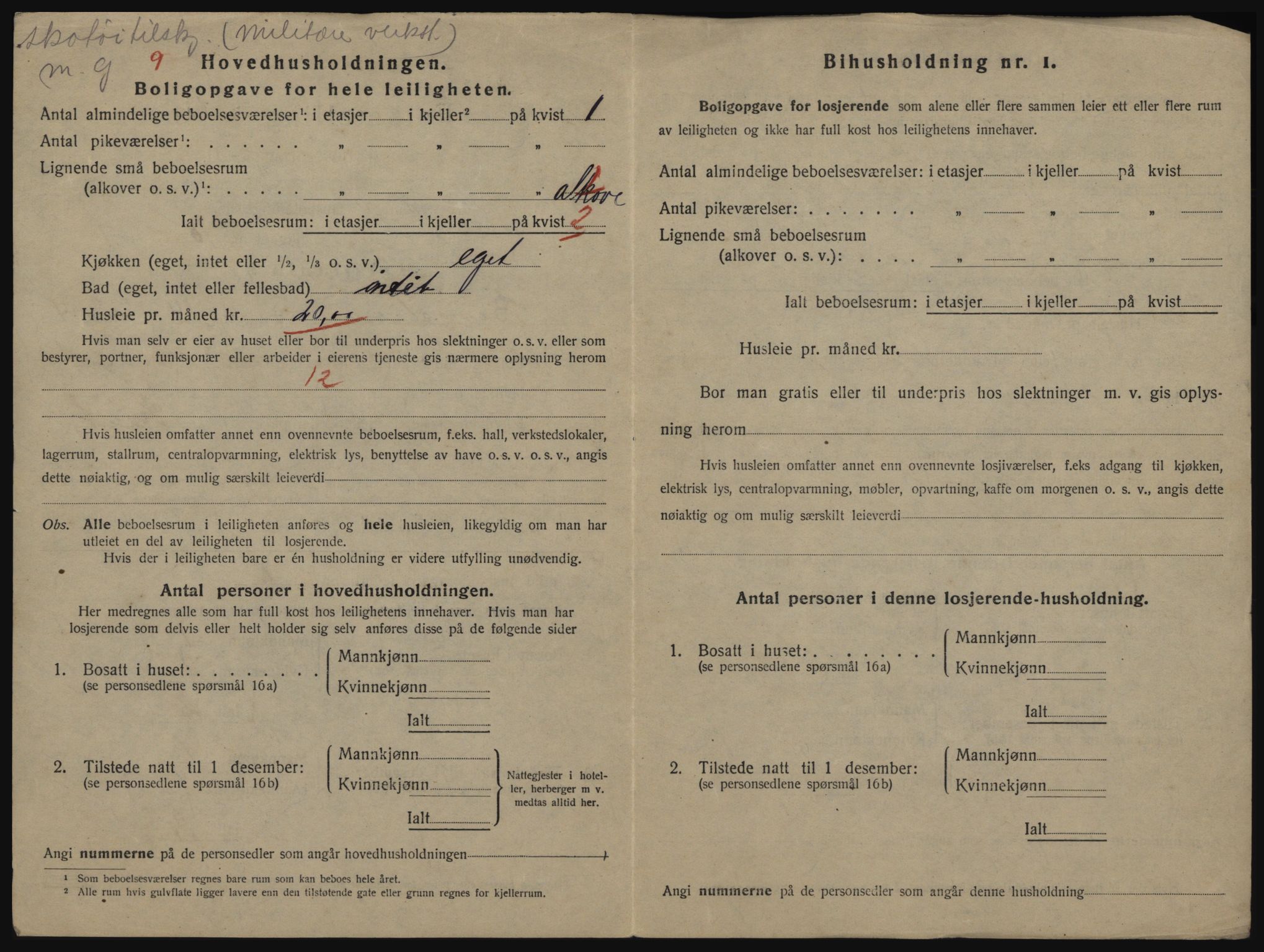 SAO, 1920 census for Kristiania, 1920, p. 4527