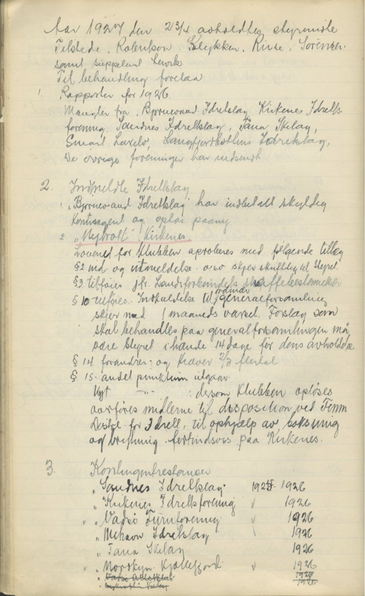 Finnmark Distriktslag for Idrett, FMFB/A-1040/A/L0001: Møteprotokoll, 1919-1940, p. 77