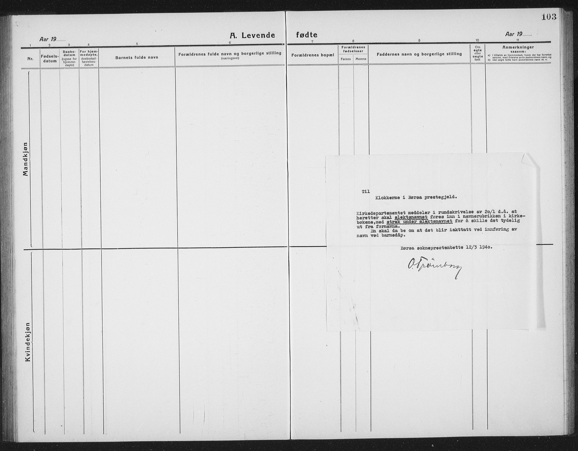 Ministerialprotokoller, klokkerbøker og fødselsregistre - Sør-Trøndelag, SAT/A-1456/665/L0778: Parish register (copy) no. 665C03, 1916-1938, p. 103