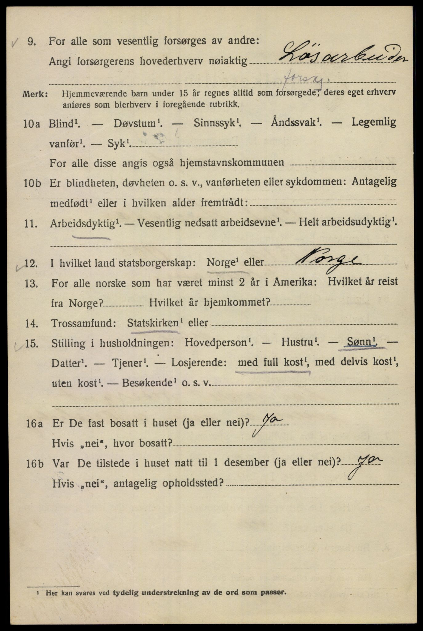 SAO, 1920 census for Kristiania, 1920, p. 157490