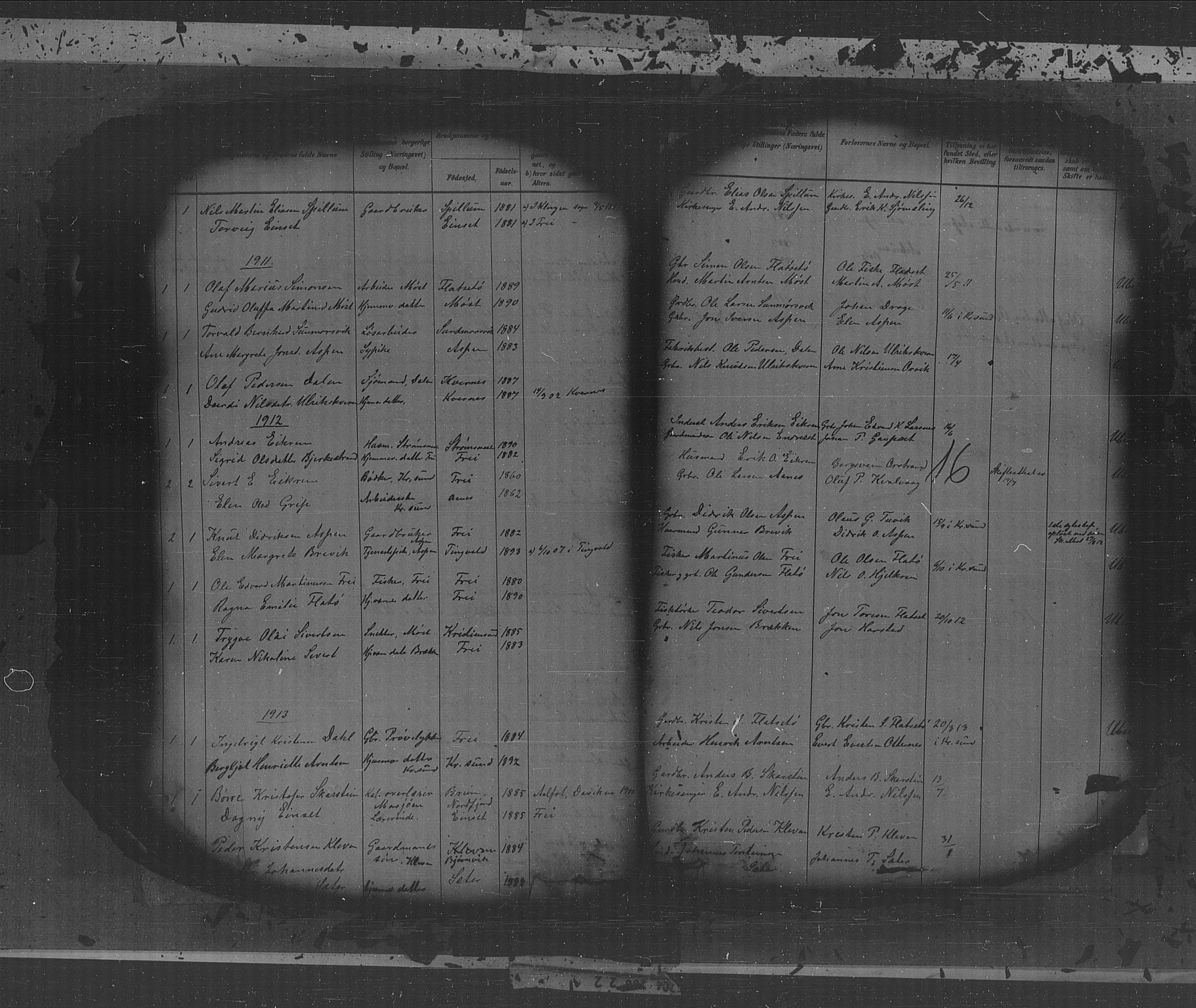 Kristiansund sokneprestkontor, AV/SAT-A-1068/1/I/I1: Parish register (copy) no. 31, 1880-1918, p. 16