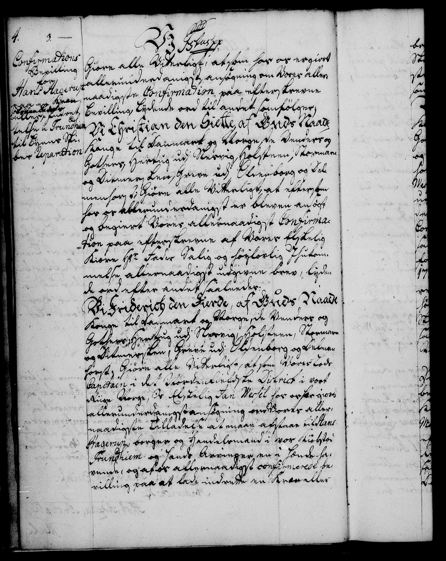 Rentekammeret, Kammerkanselliet, RA/EA-3111/G/Gg/Ggc/Ggca/L0001: Norsk konfirmasjonsekspedisjonsprotokoll med register (merket RK 53.23), 1746-1750, p. 4