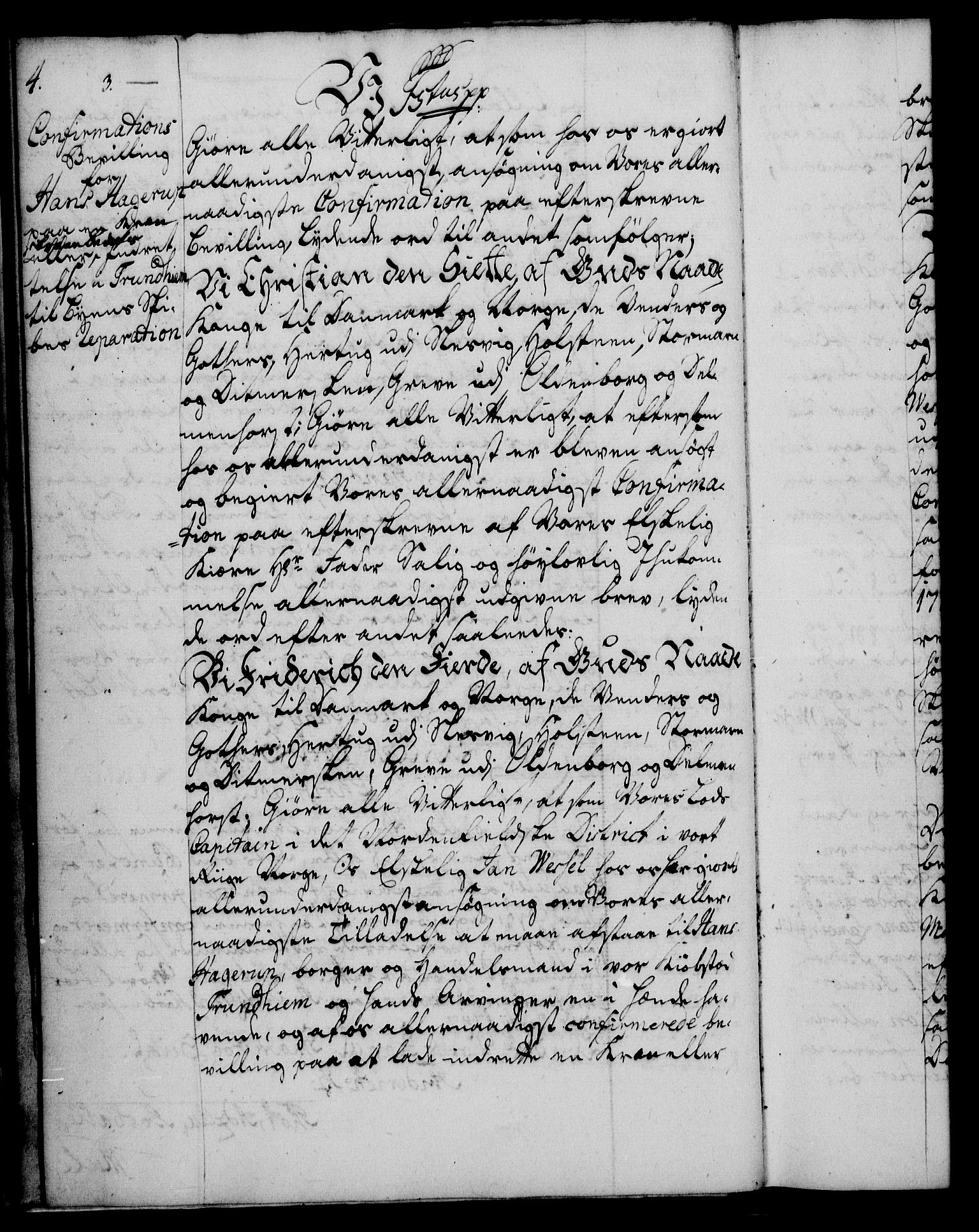 Rentekammeret, Kammerkanselliet, AV/RA-EA-3111/G/Gg/Ggc/Ggca/L0001: Norsk konfirmasjonsekspedisjonsprotokoll med register (merket RK 53.23), 1746-1750, p. 4