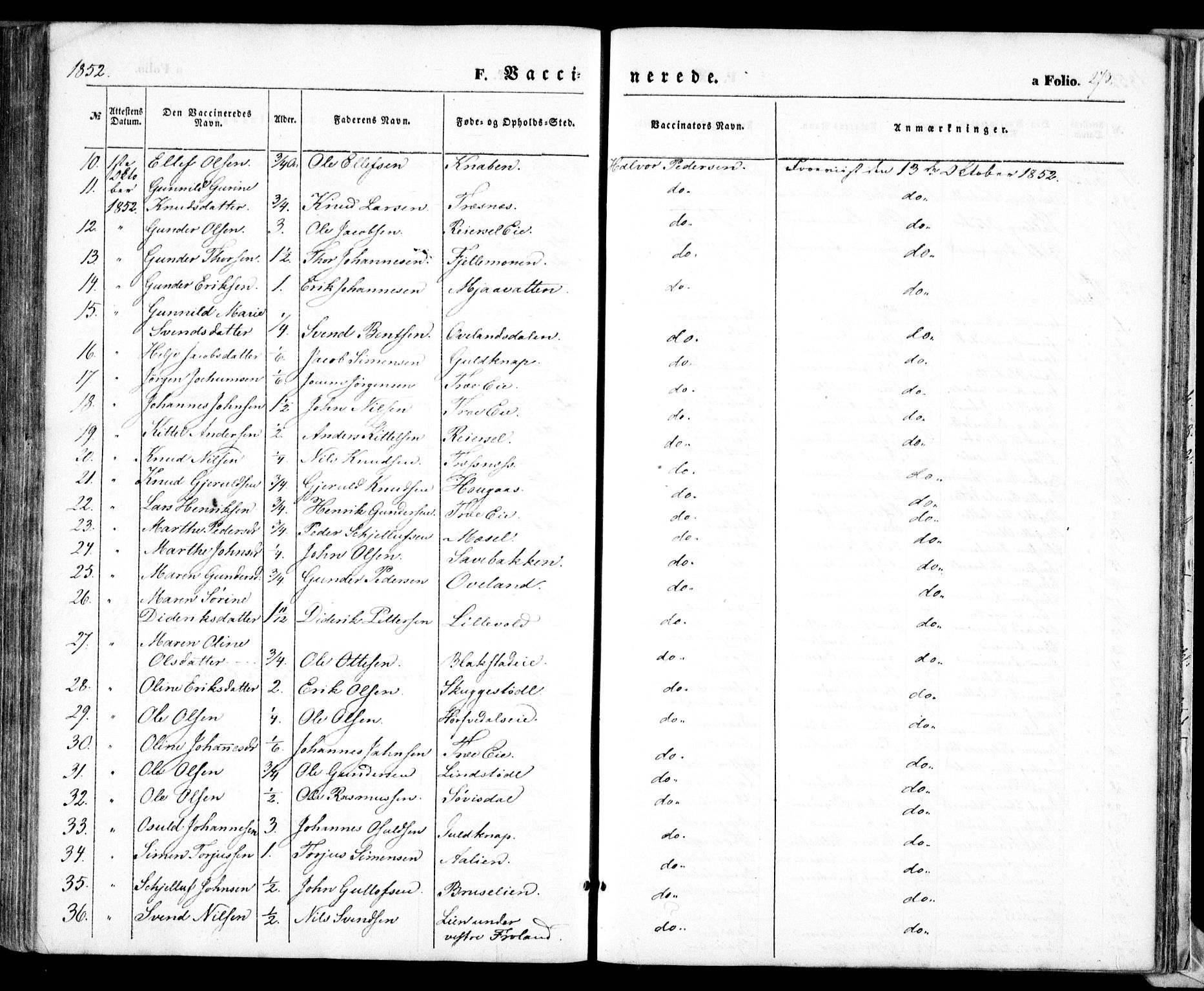 Froland sokneprestkontor, SAK/1111-0013/F/Fa/L0002: Parish register (official) no. A 2, 1845-1863, p. 273