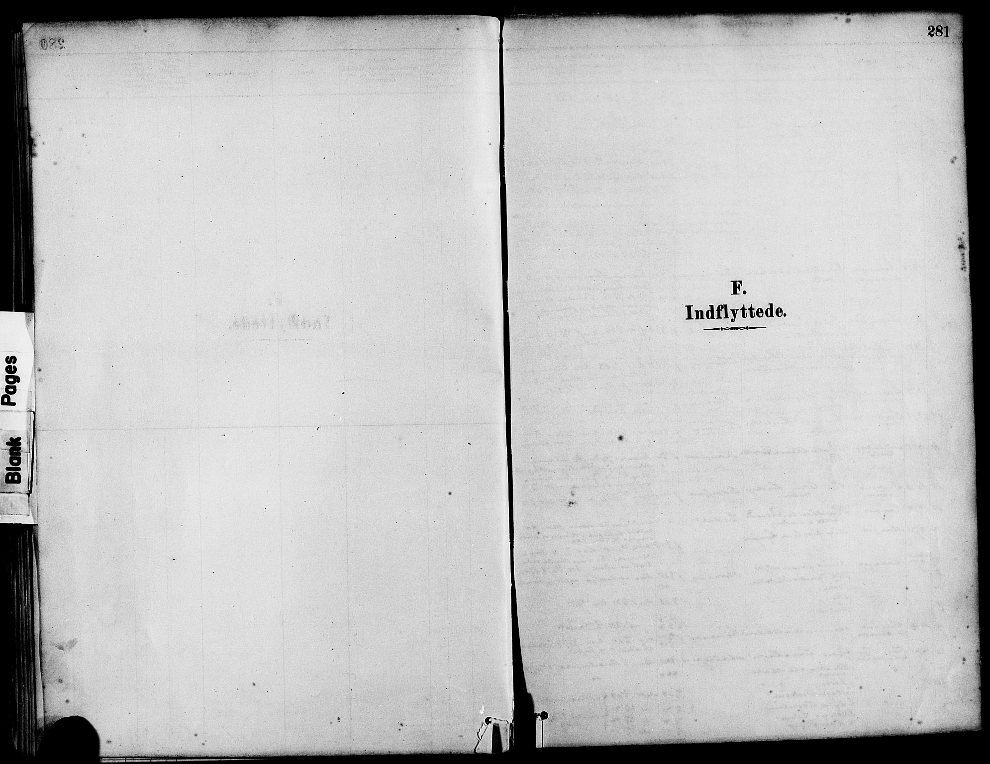 Askøy Sokneprestembete, SAB/A-74101/H/Ha/Haa/Haab/L0001: Parish register (official) no. B 1, 1878-1889, p. 281