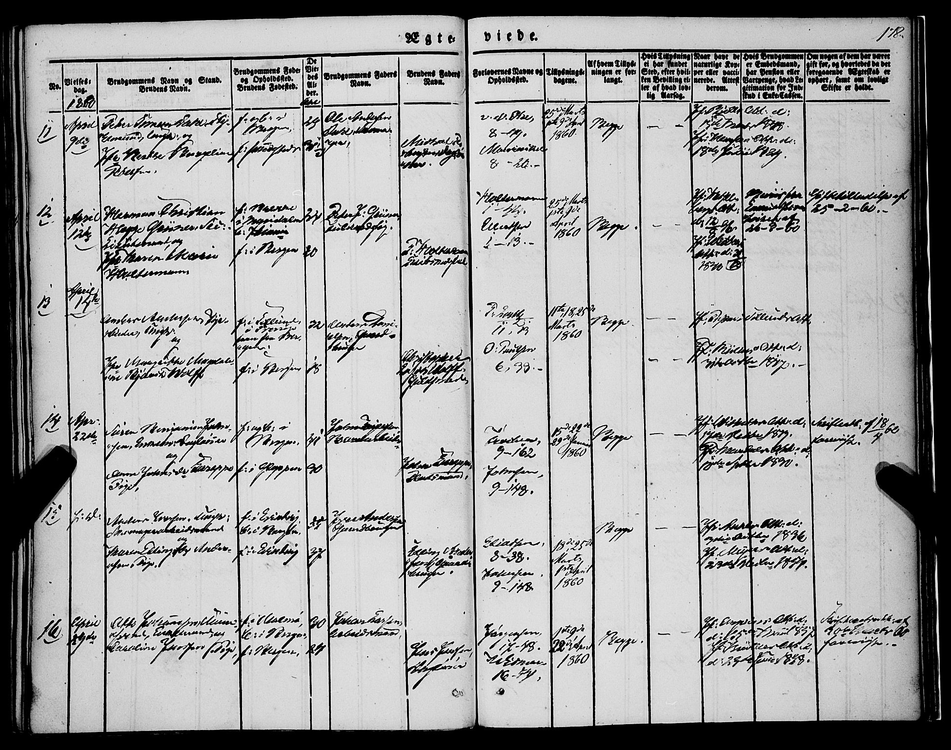 Nykirken Sokneprestembete, AV/SAB-A-77101/H/Haa/L0031: Parish register (official) no. D 1, 1834-1861, p. 178