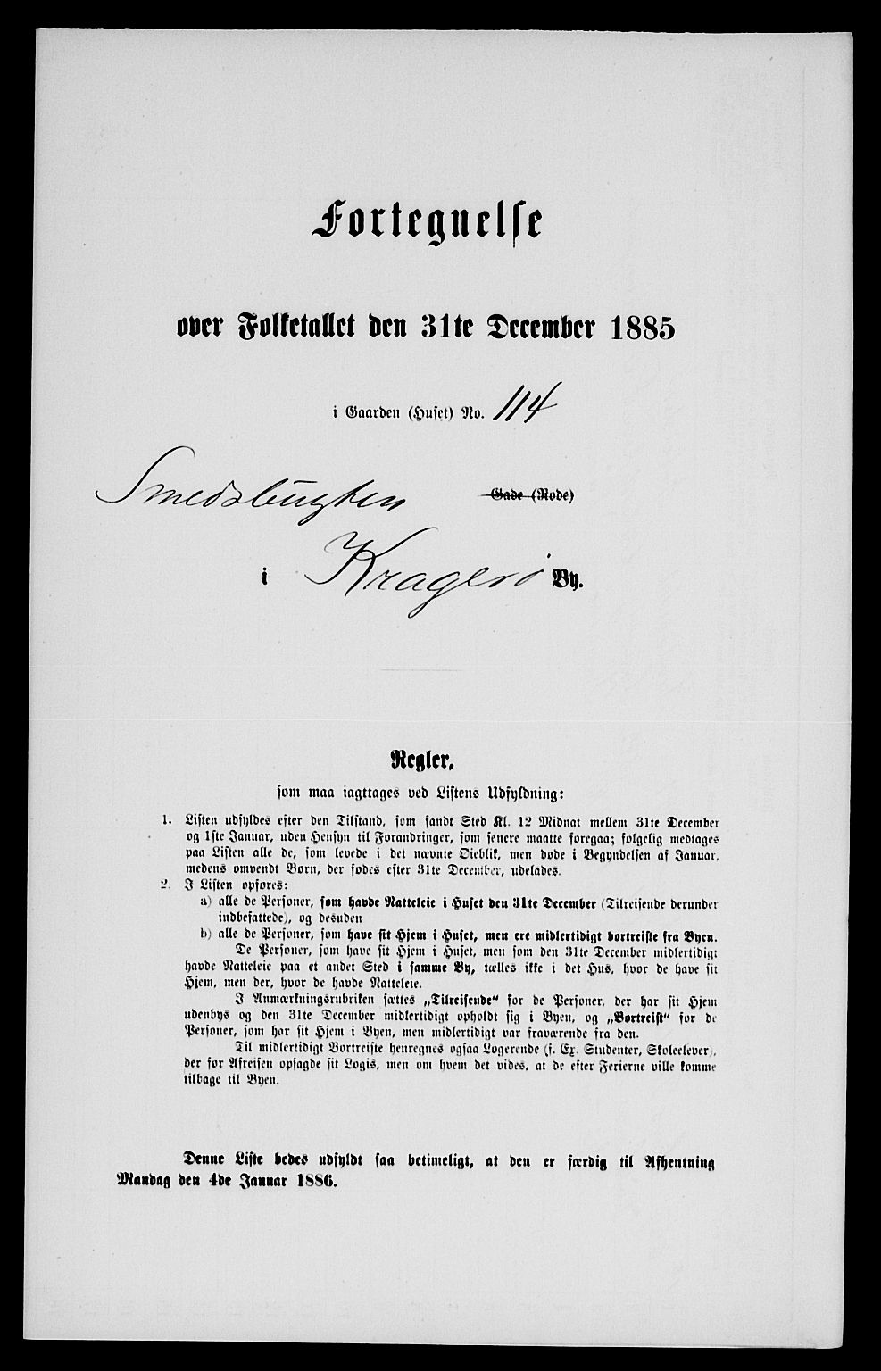 SAKO, 1885 census for 0801 Kragerø, 1885, p. 229