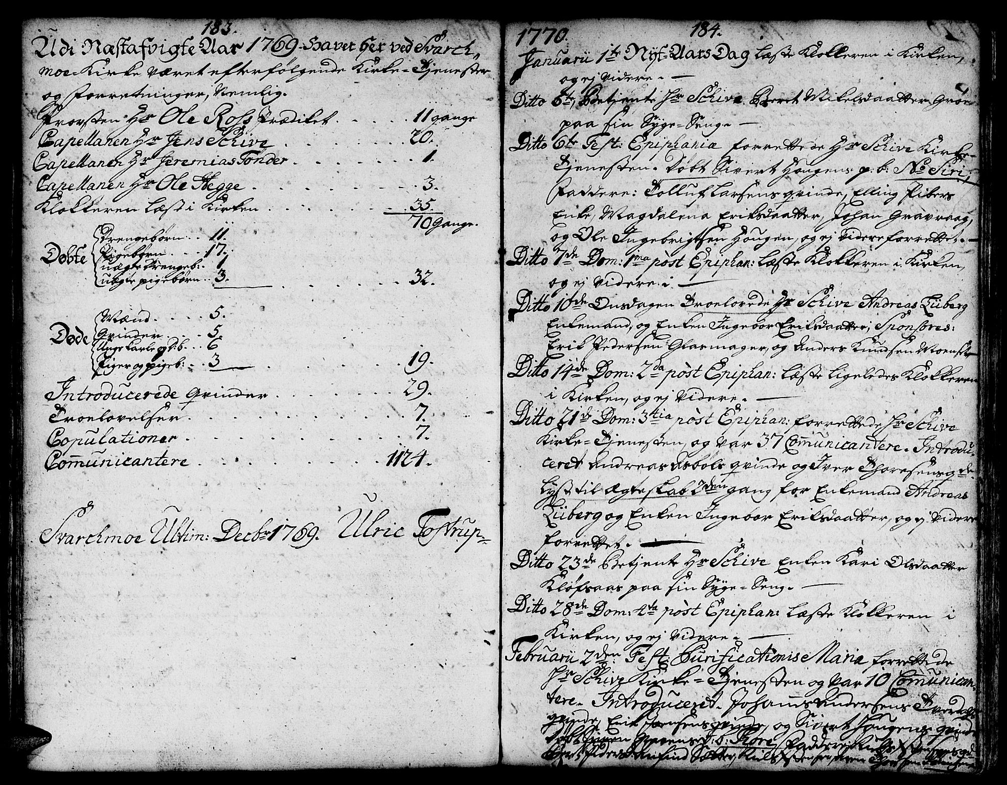 Ministerialprotokoller, klokkerbøker og fødselsregistre - Sør-Trøndelag, SAT/A-1456/671/L0840: Parish register (official) no. 671A02, 1756-1794, p. 183-184
