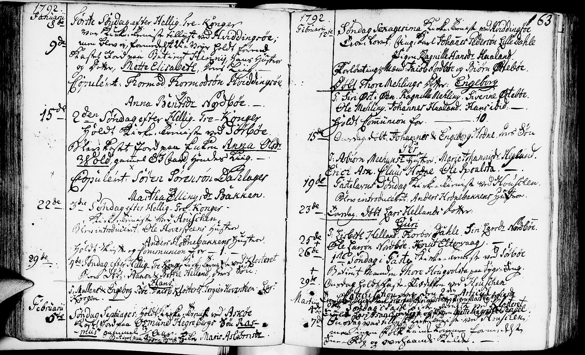 Rennesøy sokneprestkontor, SAST/A -101827/H/Ha/Haa/L0003: Parish register (official) no. A 3, 1772-1815, p. 163