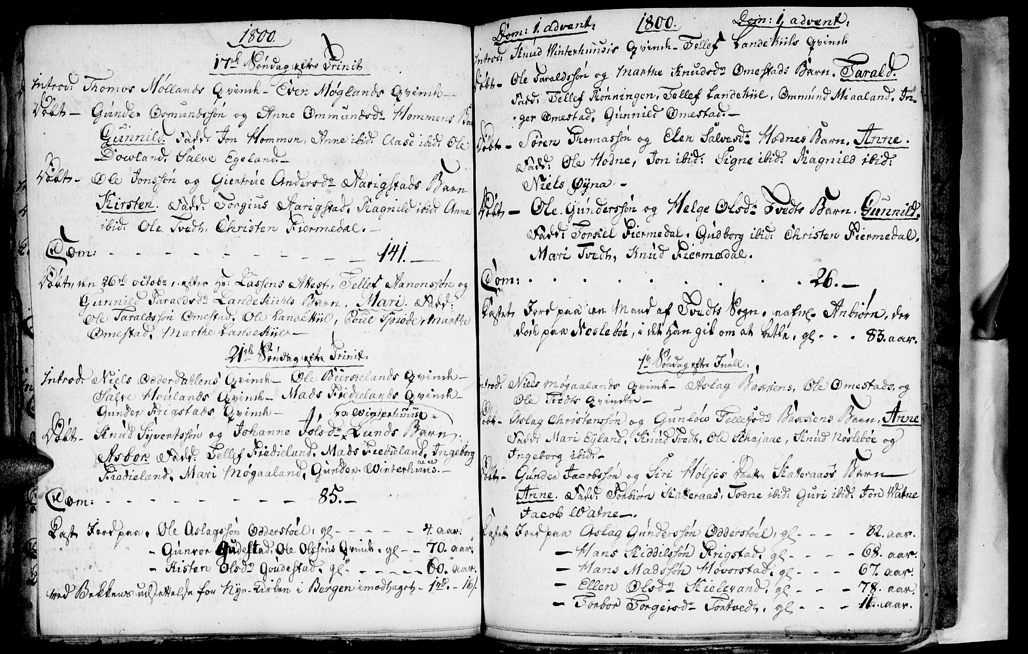 Evje sokneprestkontor, SAK/1111-0008/F/Fa/Fac/L0002: Parish register (official) no. A 2, 1765-1816, p. 133