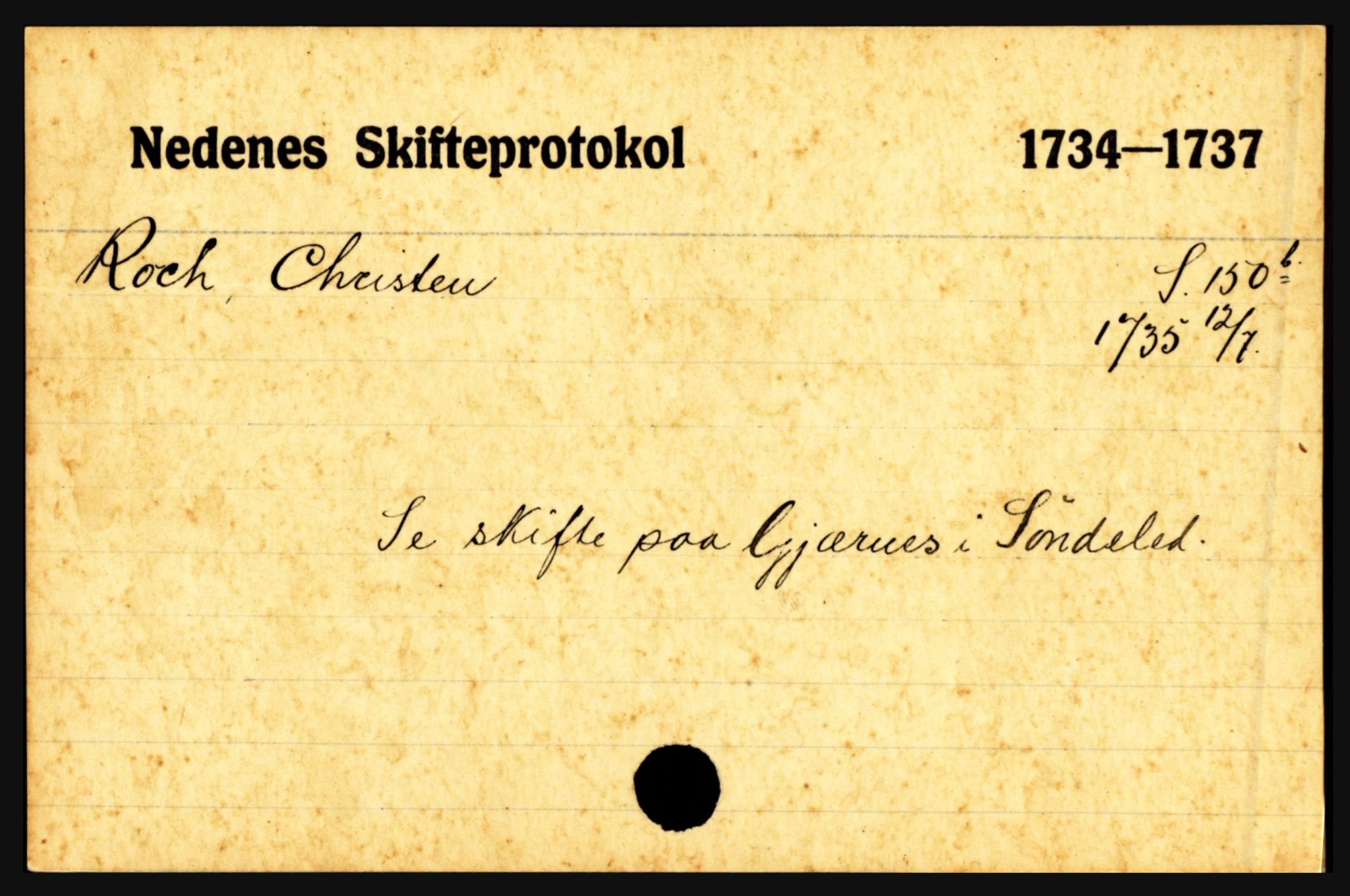 Nedenes sorenskriveri før 1824, SAK/1221-0007/H, p. 24201