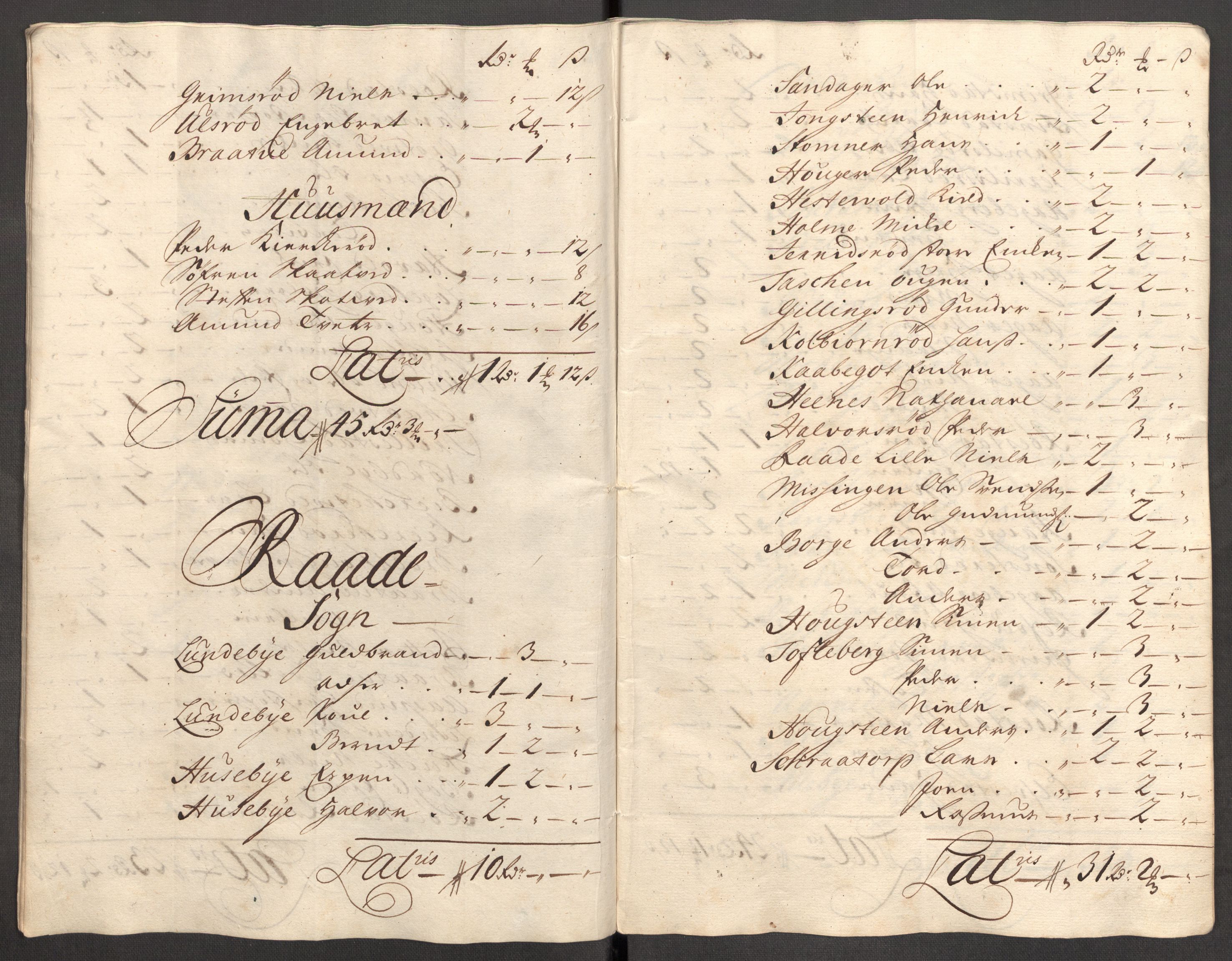 Rentekammeret inntil 1814, Reviderte regnskaper, Fogderegnskap, AV/RA-EA-4092/R04/L0140: Fogderegnskap Moss, Onsøy, Tune, Veme og Åbygge, 1715-1716, p. 58