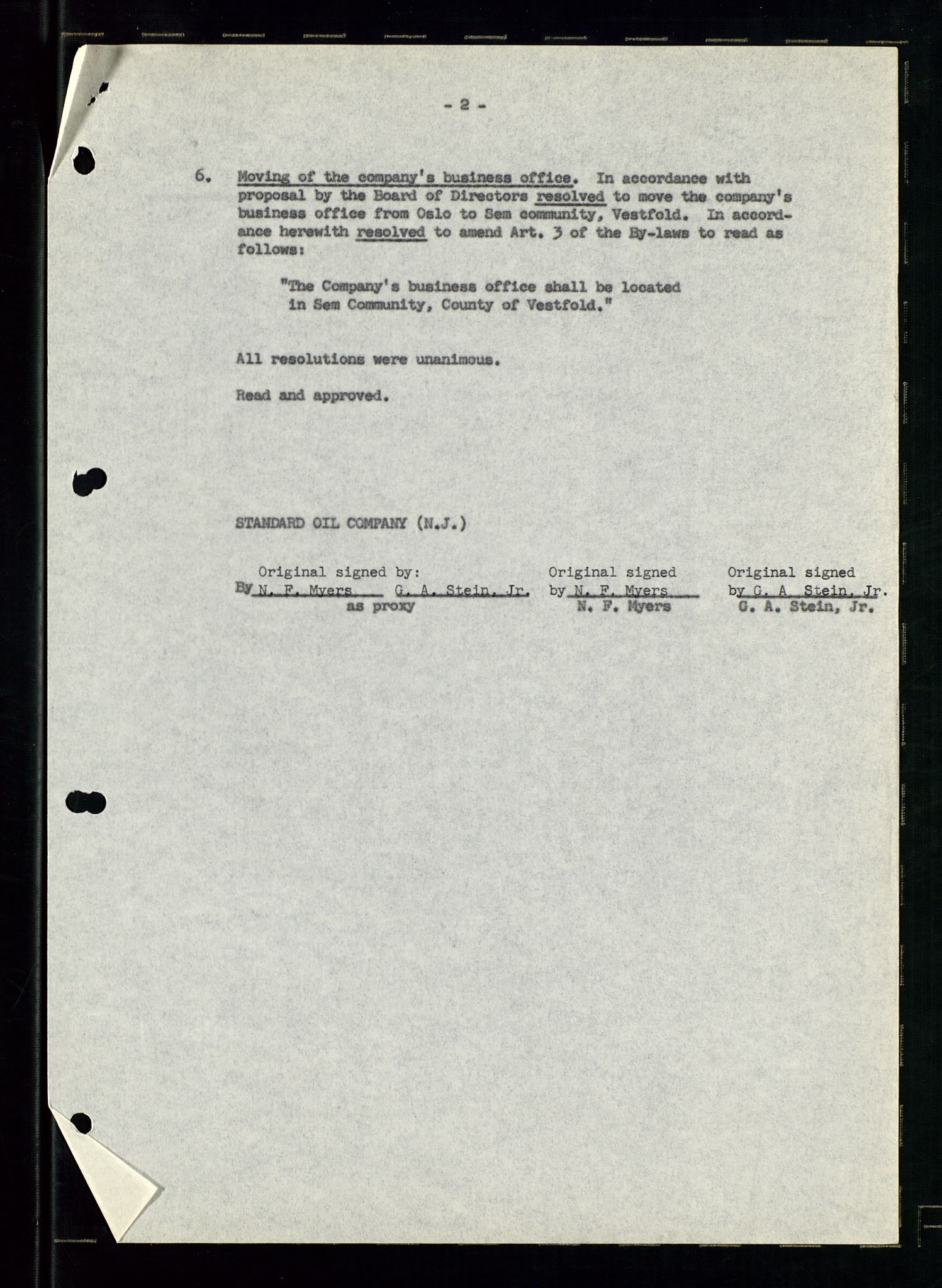 PA 1537 - A/S Essoraffineriet Norge, SAST/A-101957/A/Aa/L0002/0001: Styremøter / Shareholder meetings, Board meeting minutes, 1957-1961, p. 27
