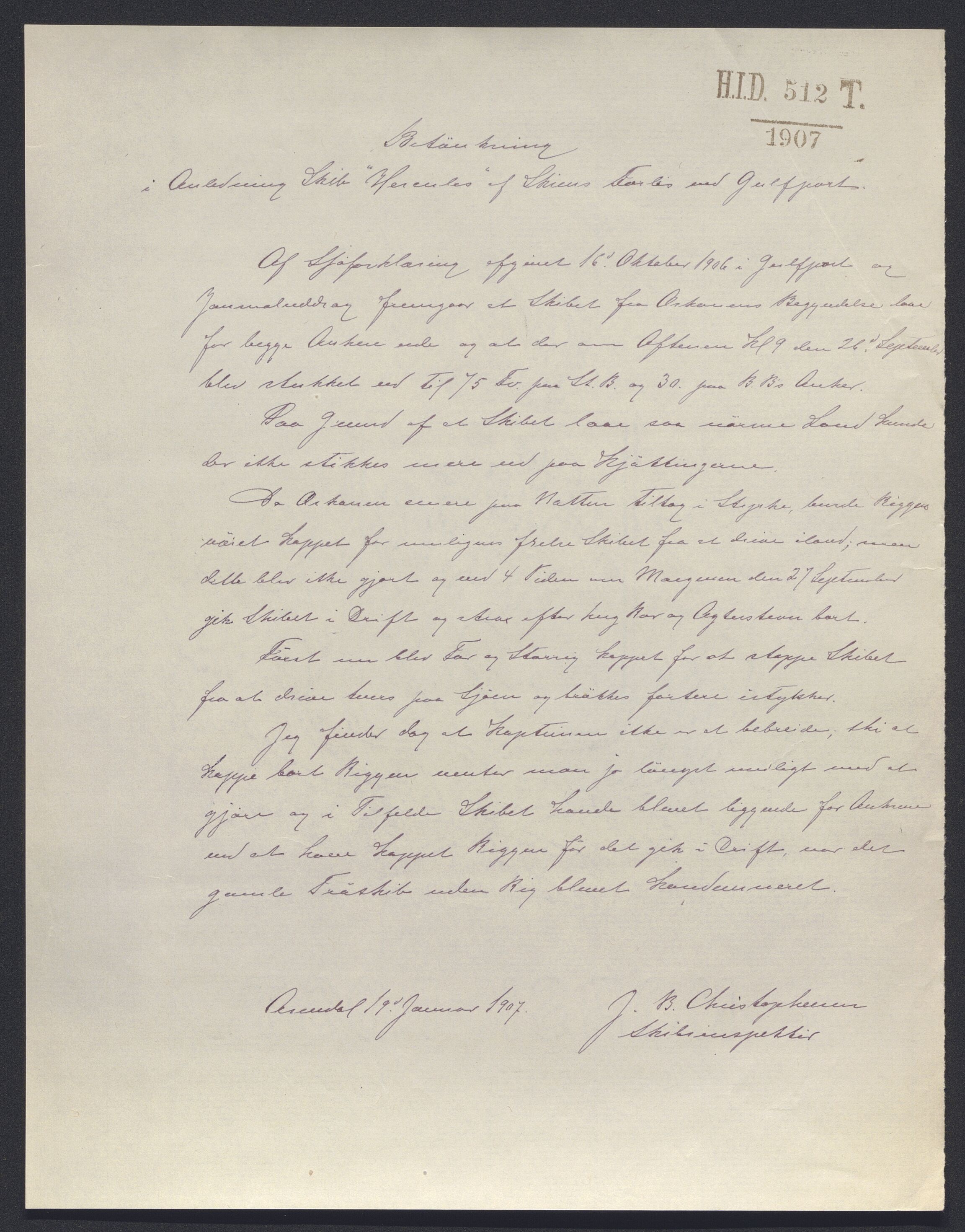 Sjøfartsdirektoratet med forløpere, skipsmapper slettede skip, AV/RA-S-4998/F/Fa/L0496: --, 1868-1923, p. 13