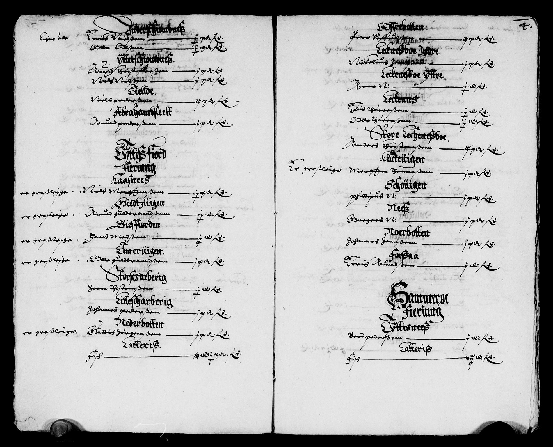 Rentekammeret inntil 1814, Reviderte regnskaper, Lensregnskaper, AV/RA-EA-5023/R/Rb/Rbz/L0025: Nordlandenes len, 1631-1635