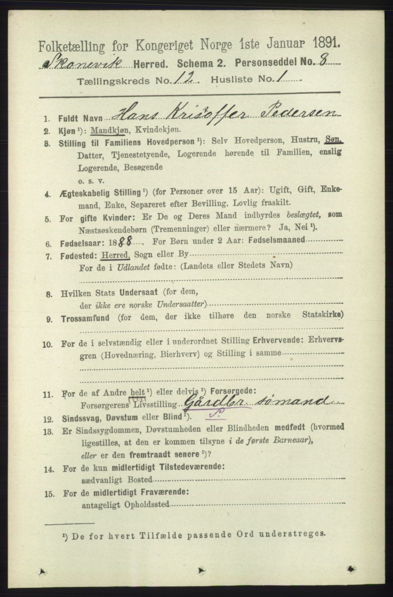 RA, 1891 census for 1212 Skånevik, 1891, p. 3763