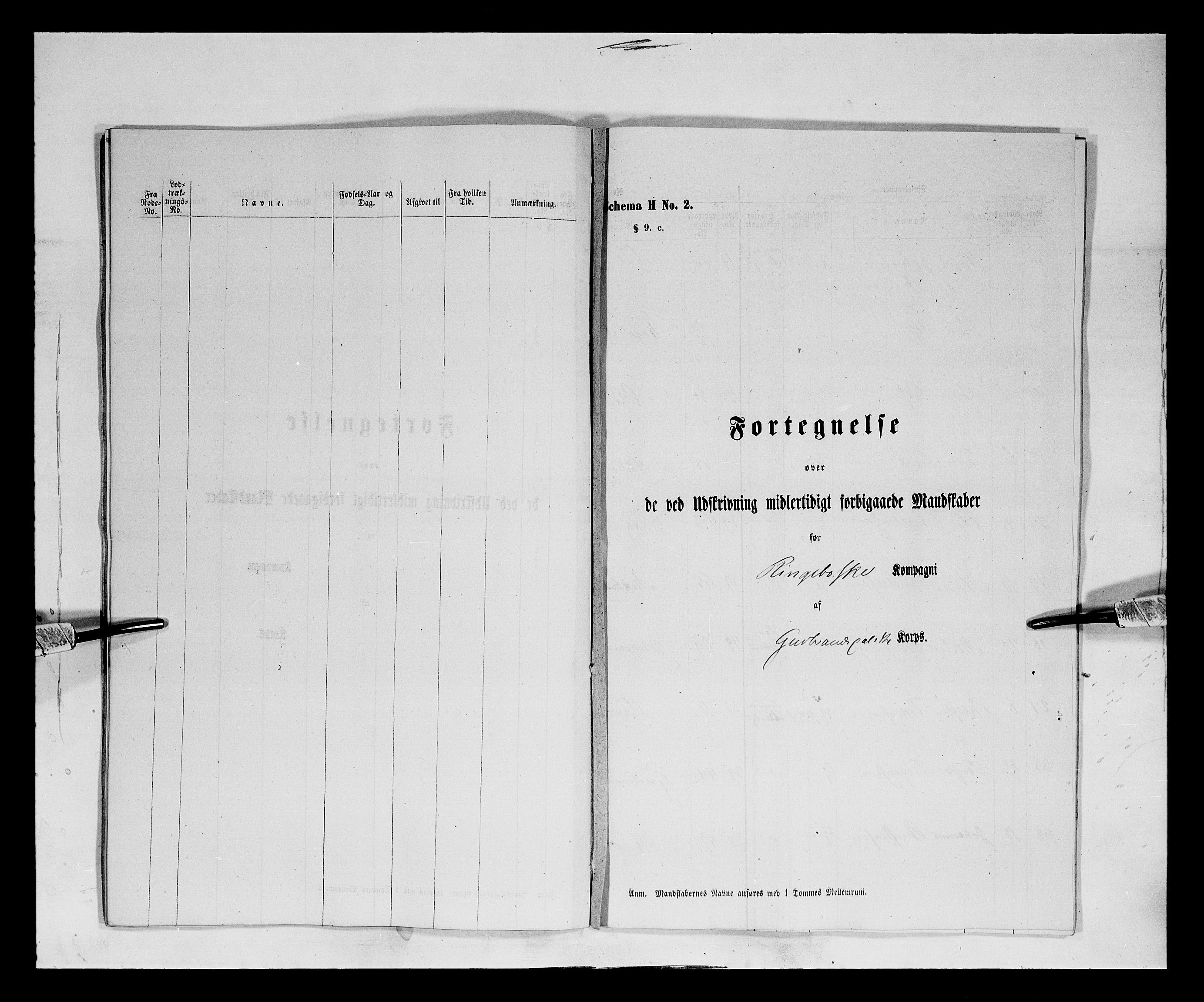 Fylkesmannen i Oppland, SAH/FYO-002/1/K/Ka/L1154: Gudbrandsdalen nasjonale musketérkorps - Fronske og Ringebuske kompani, 1818-1860, p. 2221