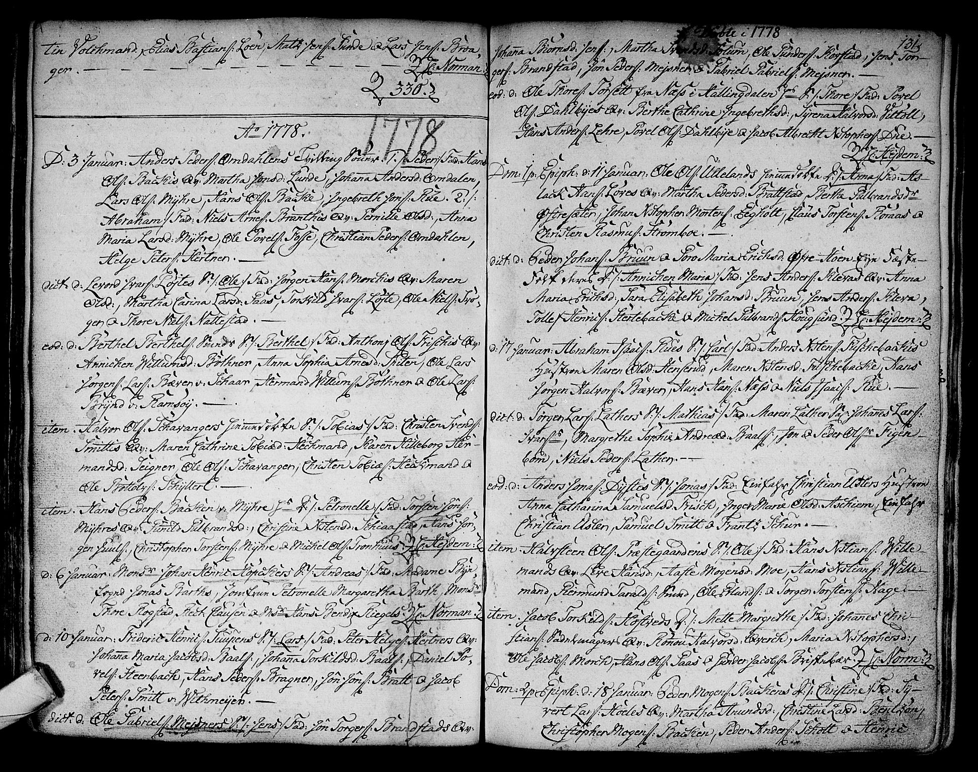 Kongsberg kirkebøker, SAKO/A-22/F/Fa/L0005: Parish register (official) no. I 5, 1769-1782, p. 131