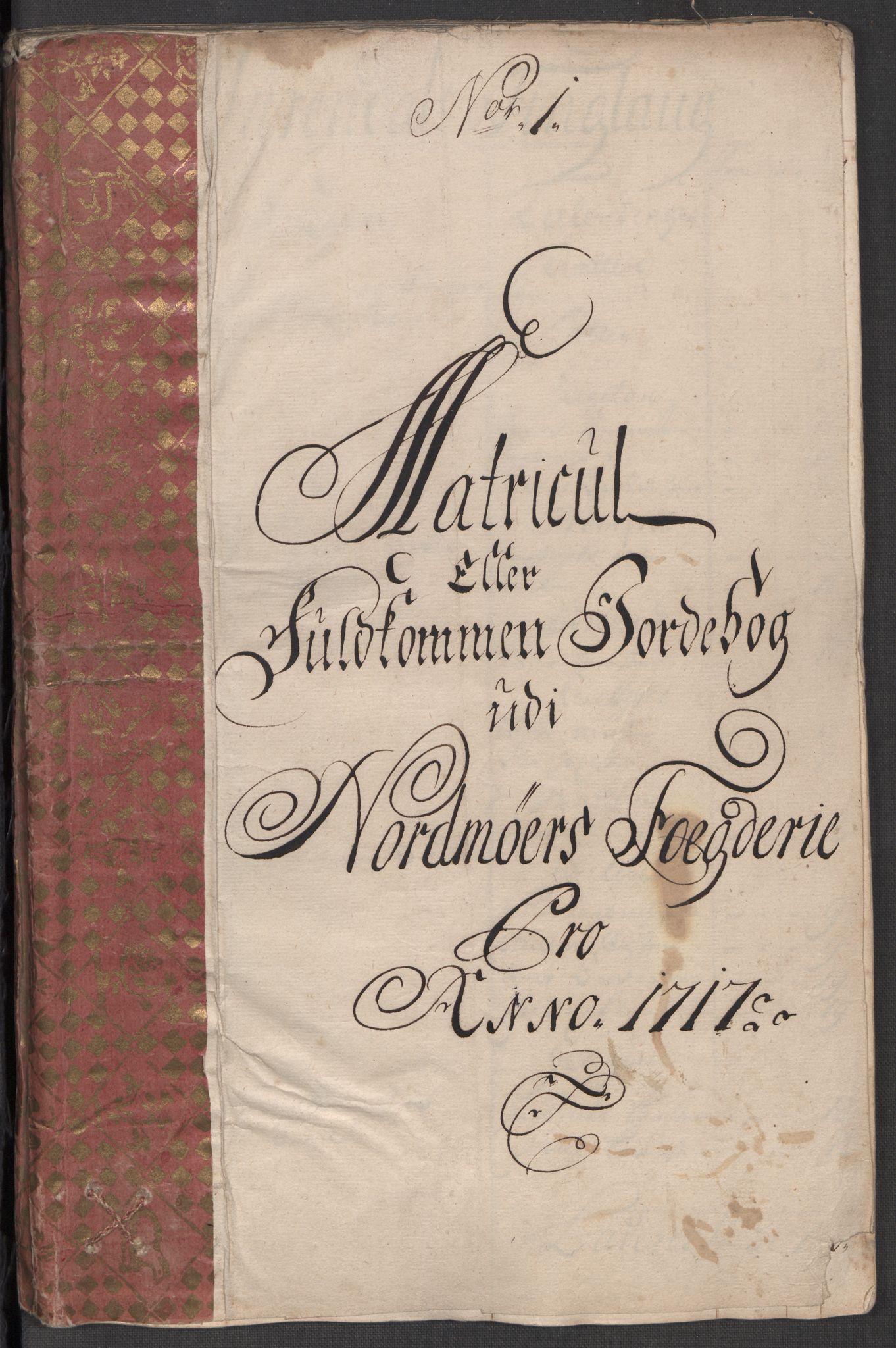 Rentekammeret inntil 1814, Reviderte regnskaper, Fogderegnskap, AV/RA-EA-4092/R56/L3750: Fogderegnskap Nordmøre, 1717, p. 25