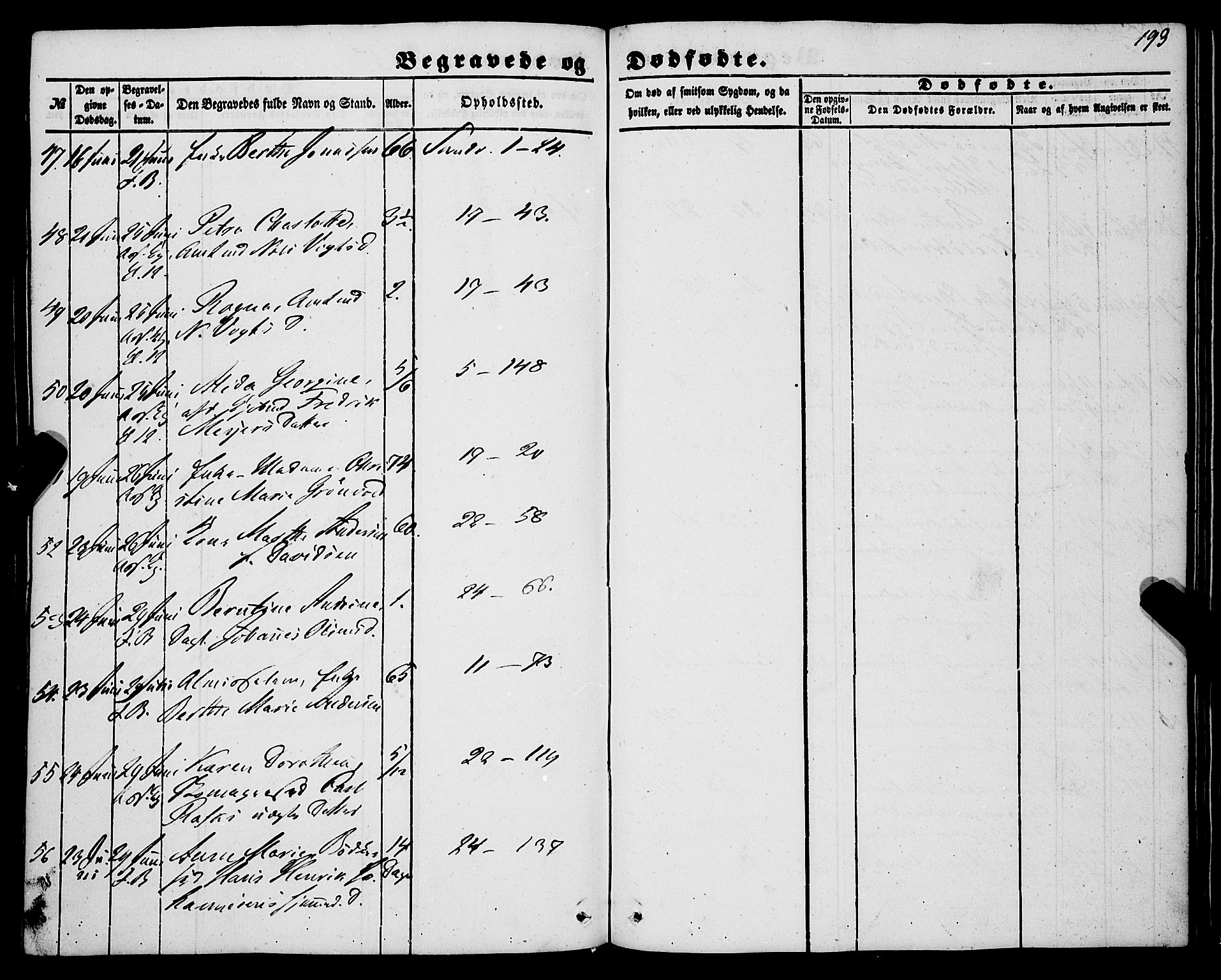 Korskirken sokneprestembete, AV/SAB-A-76101/H/Haa: Parish register (official) no. E 2, 1848-1862, p. 193