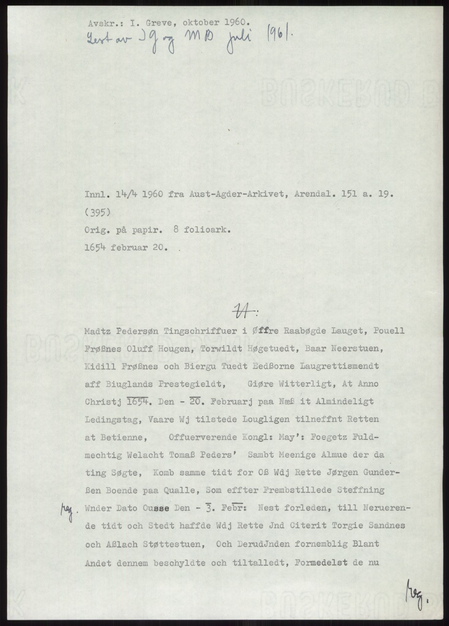 Samlinger til kildeutgivelse, Diplomavskriftsamlingen, RA/EA-4053/H/Ha, p. 1278
