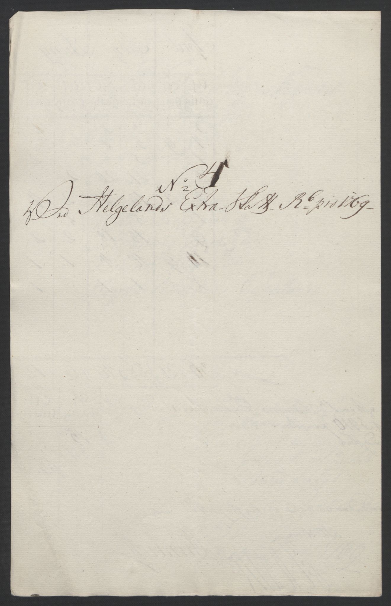 Rentekammeret inntil 1814, Reviderte regnskaper, Fogderegnskap, AV/RA-EA-4092/R65/L4573: Ekstraskatten Helgeland, 1762-1772, p. 238