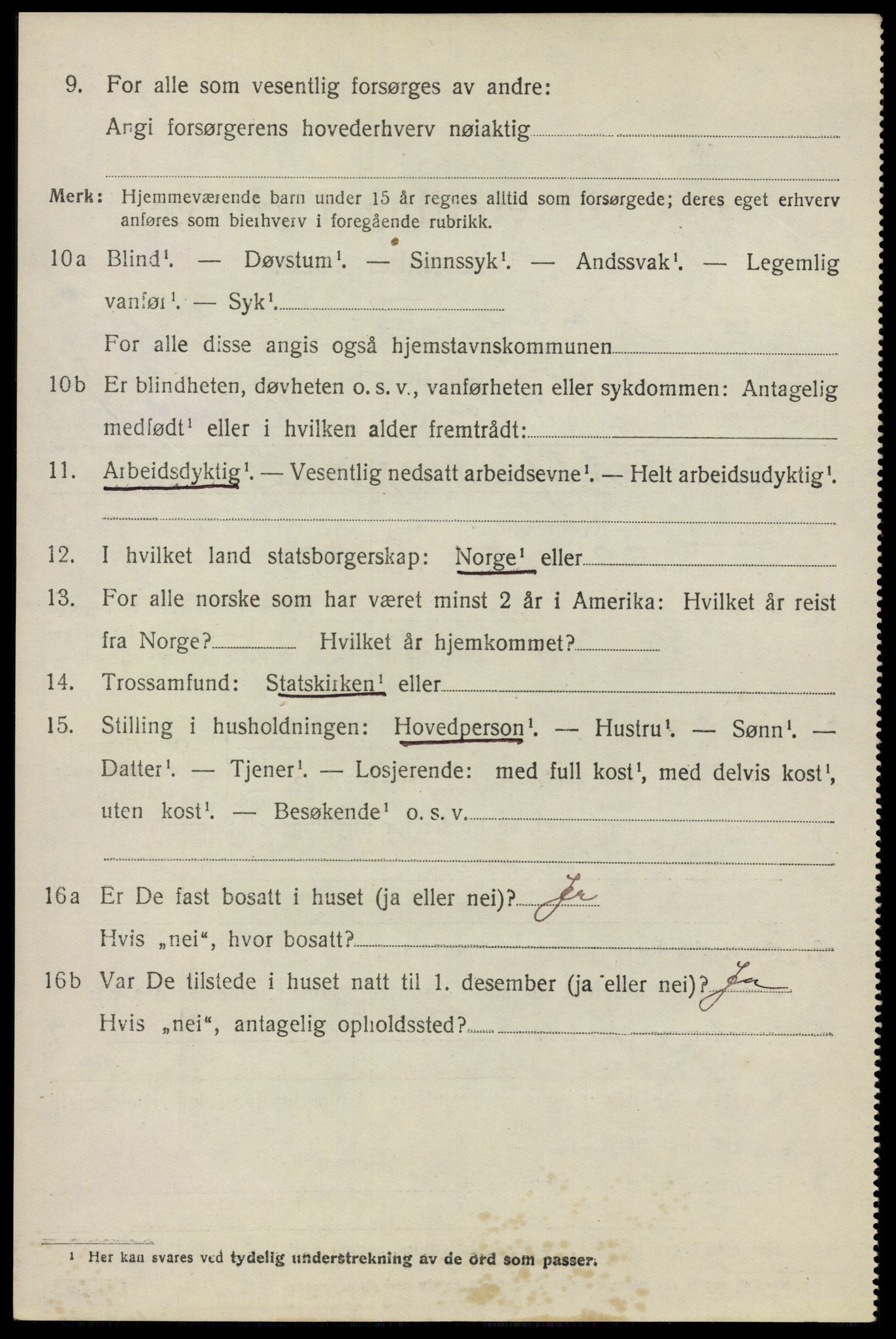 SAO, 1920 census for Onsøy, 1920, p. 7395