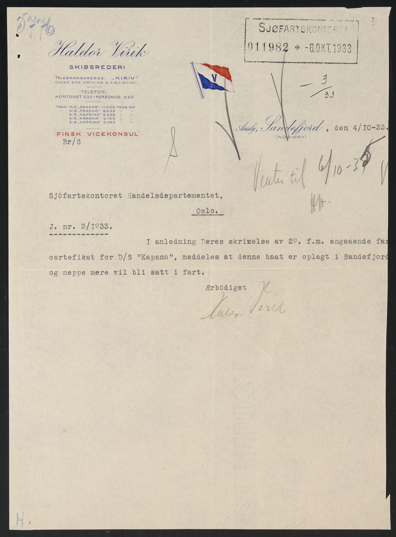 Sjøfartsdirektoratet med forløpere, skipsmapper slettede skip, AV/RA-S-4998/F/Fa/L0586: --, 1894-1935, p. 12
