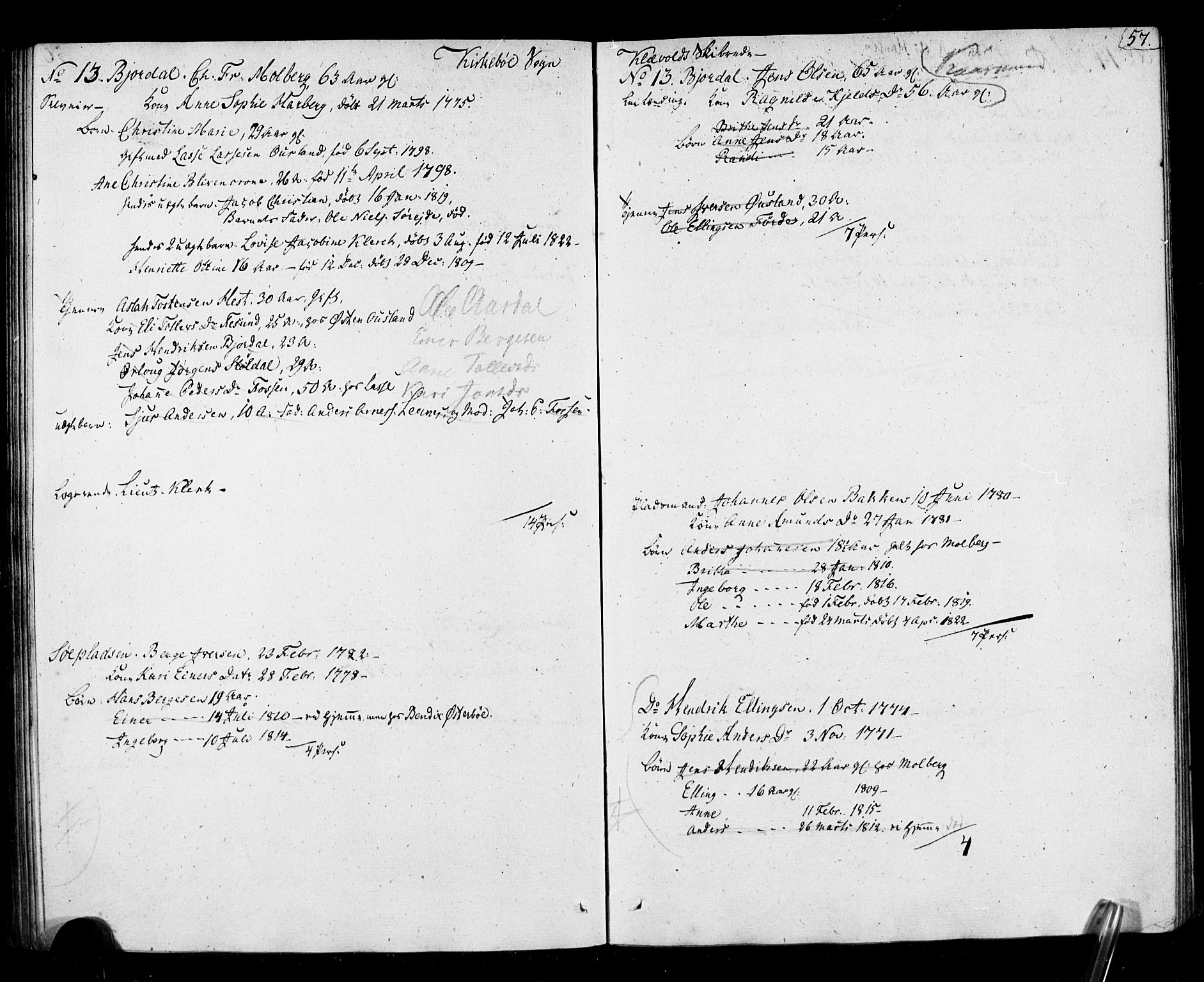 , Census 1825 for Lavik, 1825, p. 58