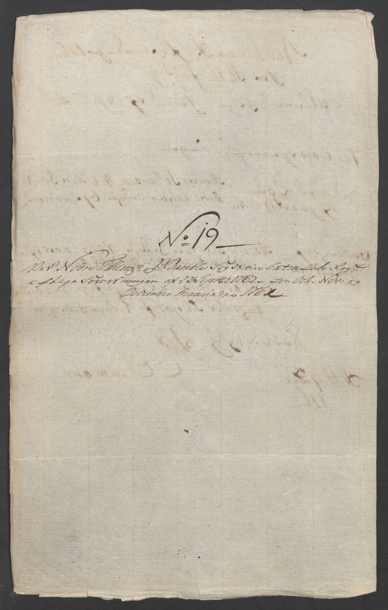 Rentekammeret inntil 1814, Reviderte regnskaper, Fogderegnskap, AV/RA-EA-4092/R37/L2239: Ekstraskatten Nedre Telemark og Bamble, 1762-1763, p. 178