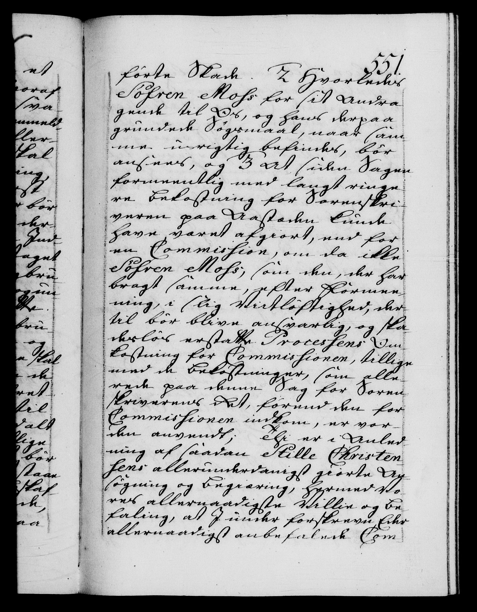 Danske Kanselli 1572-1799, AV/RA-EA-3023/F/Fc/Fca/Fcab/L0034: Norske tegnelser, 1753-1754, p. 551a