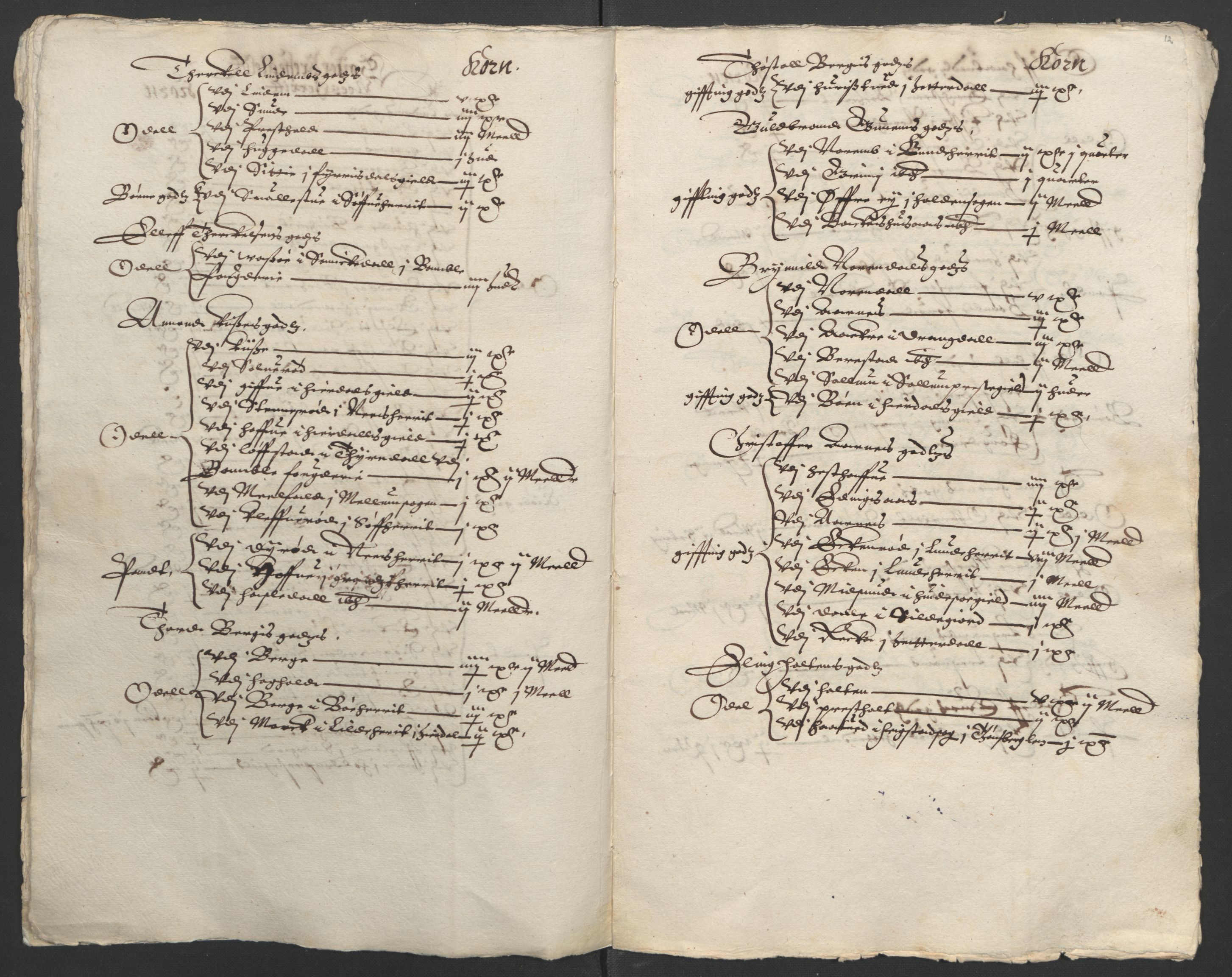 Stattholderembetet 1572-1771, RA/EA-2870/Ek/L0009/0002: Jordebøker til utlikning av rosstjeneste 1624-1626: / Odelsjordebøker for Bratsberg len, 1624, p. 39