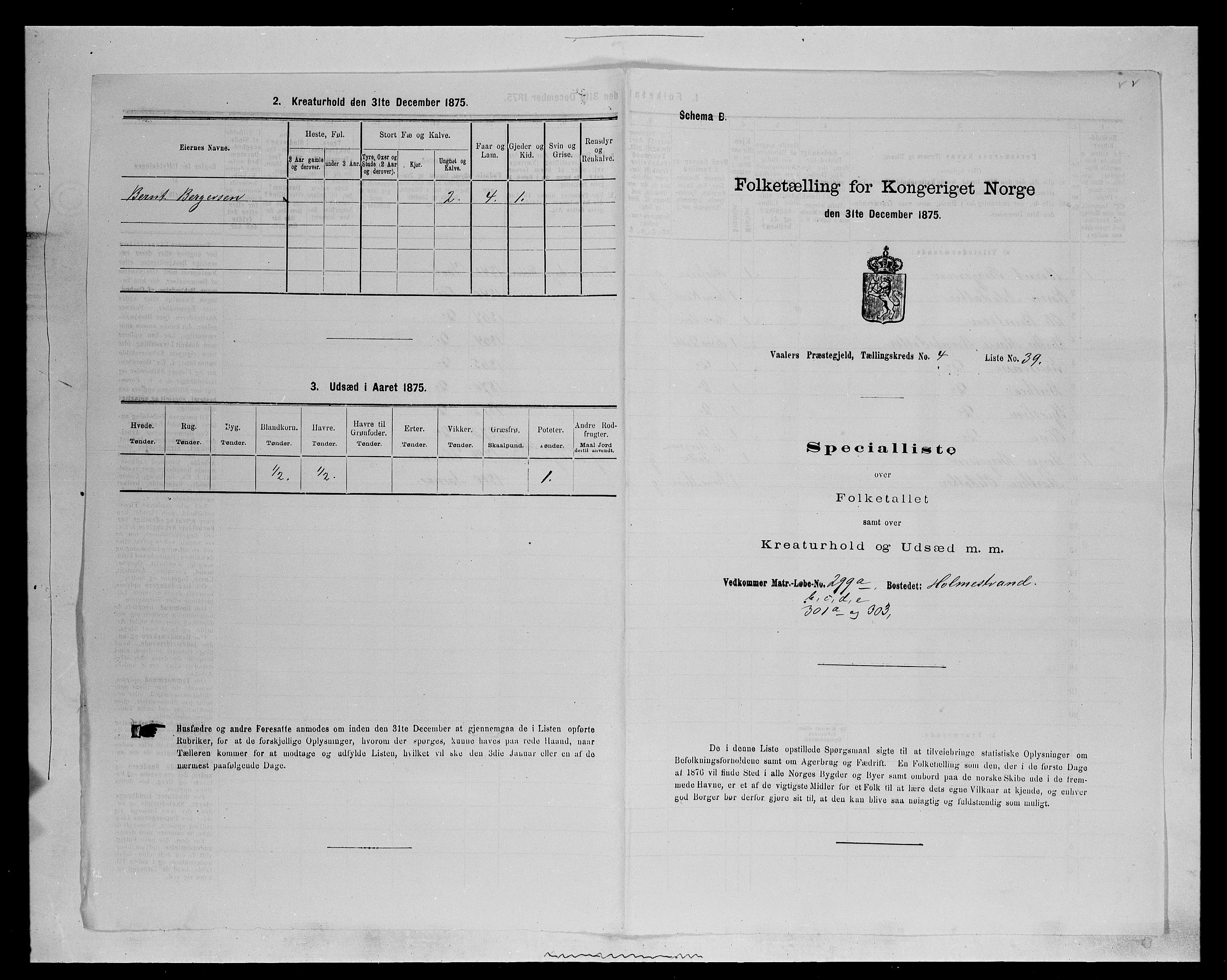 SAH, 1875 census for 0426P Våler parish (Hedmark), 1875, p. 571