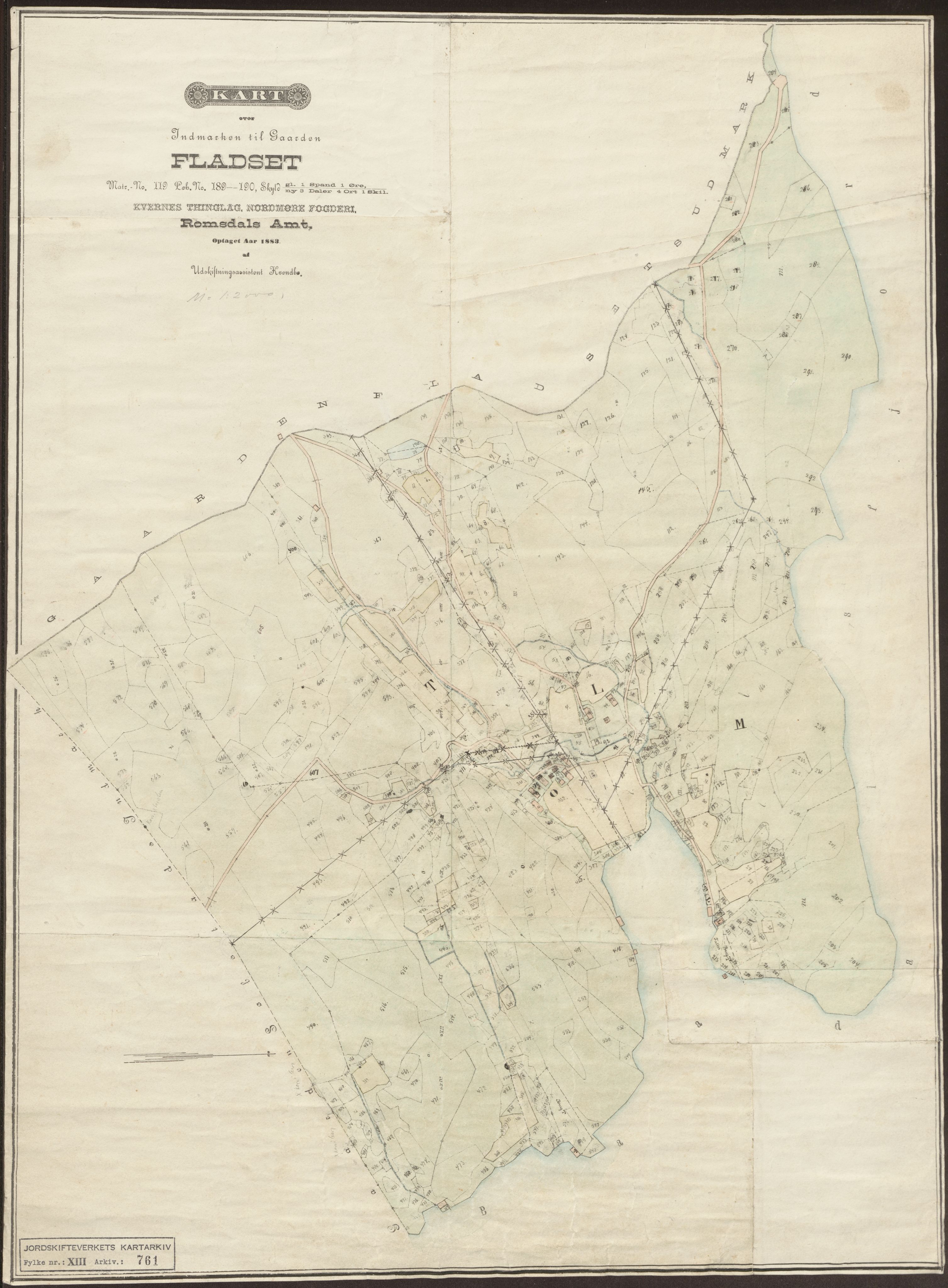 Jordskifteverkets kartarkiv, AV/RA-S-3929/T, 1859-1988, p. 939