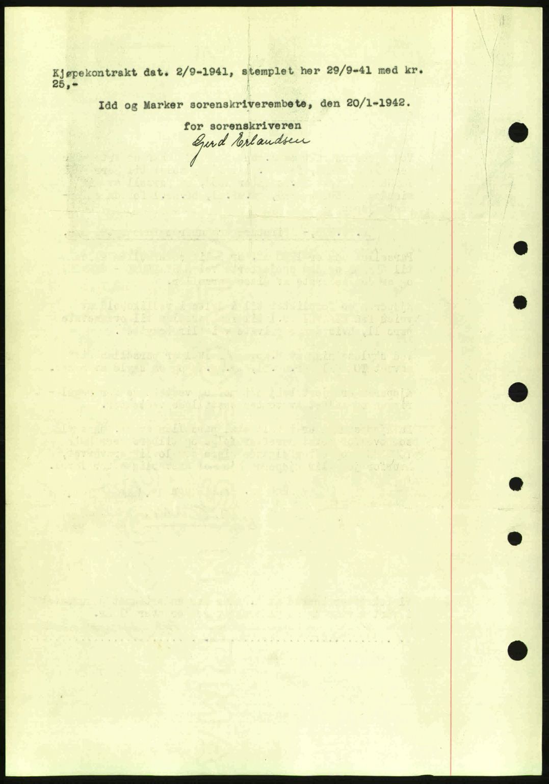 Idd og Marker sorenskriveri, AV/SAO-A-10283/G/Gb/Gbb/L0005: Mortgage book no. A5, 1941-1943, Diary no: : 55/1942